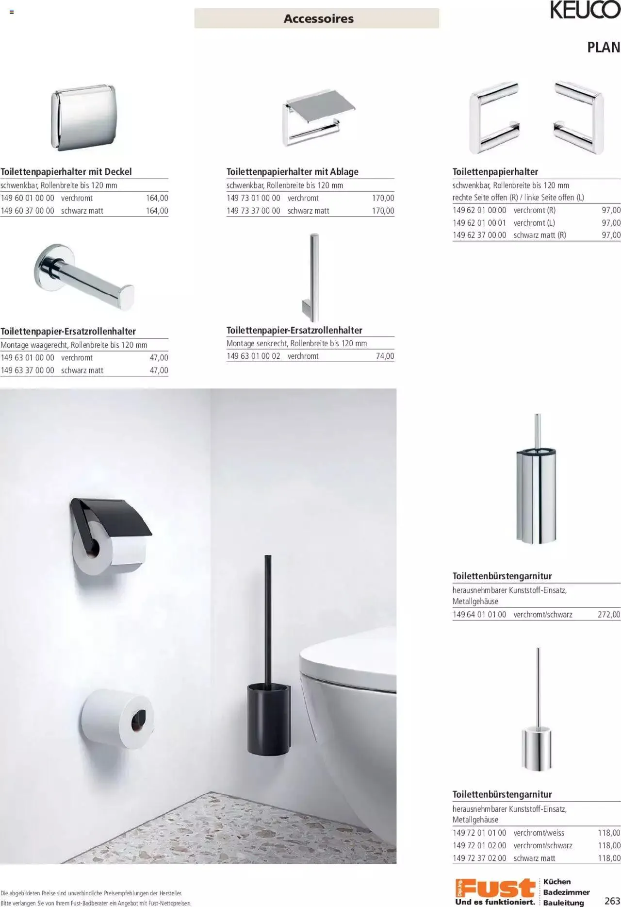 Fust Aktionen Badezimmermagazin von 17. April bis 31. Dezember 2024 - Prospekt seite  263