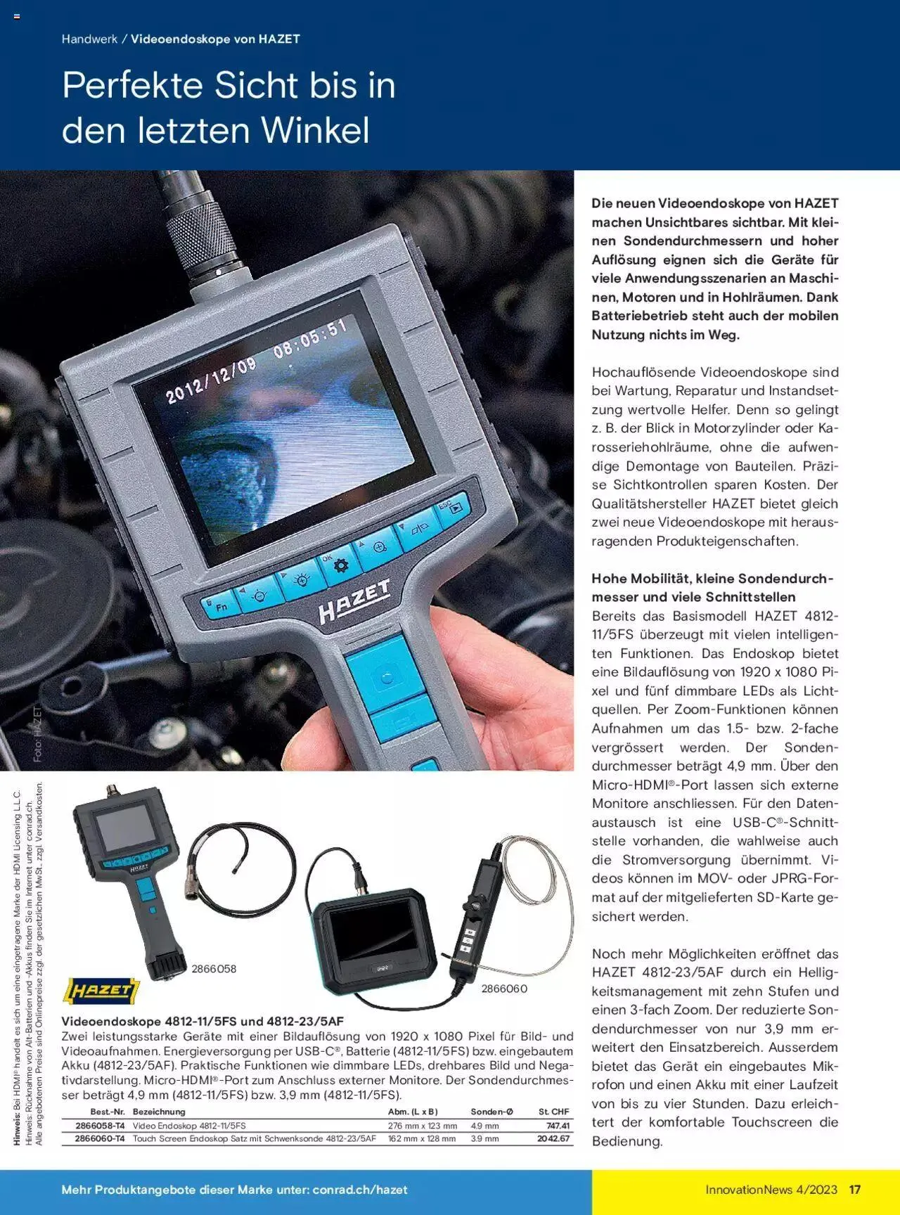 Conrad Aktionen von 16. Oktober bis 31. Dezember 2023 - Prospekt seite 17