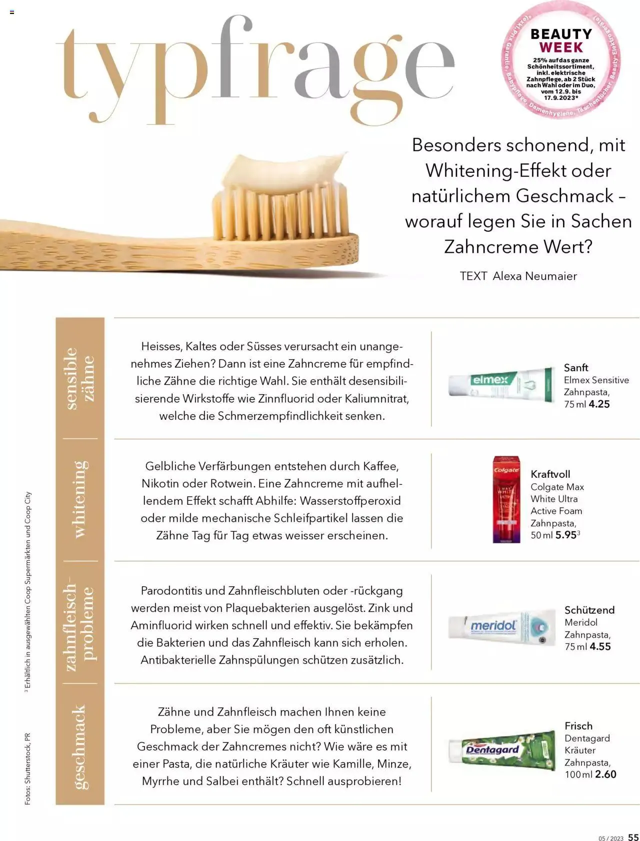 Coop City Aktionen von 12. September bis 31. Dezember 2023 - Prospekt seite 55