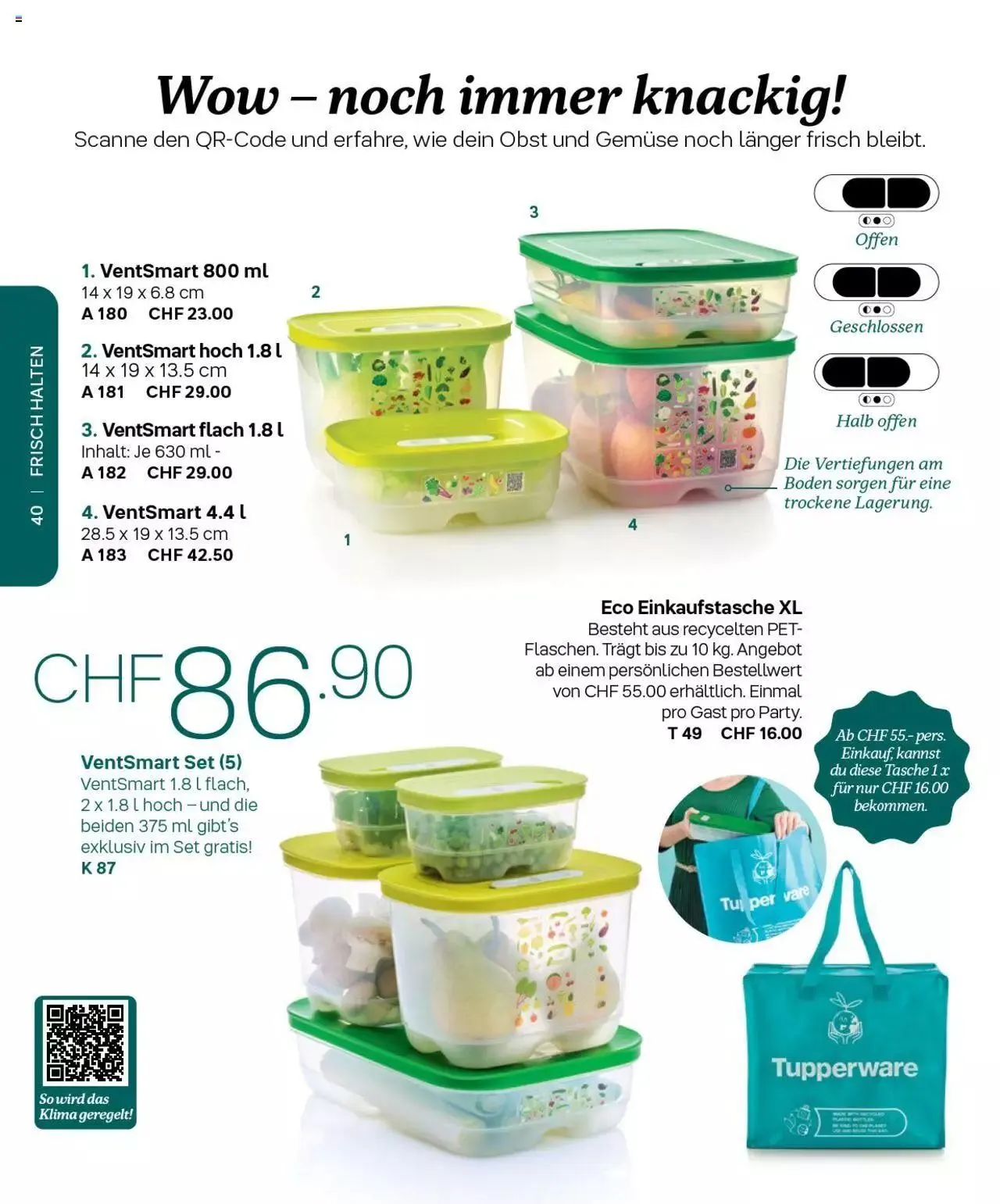 Tupperware - Herbst / Winter 2022-23 von 1. September bis 31. Dezember 2023 - Prospekt seite  40