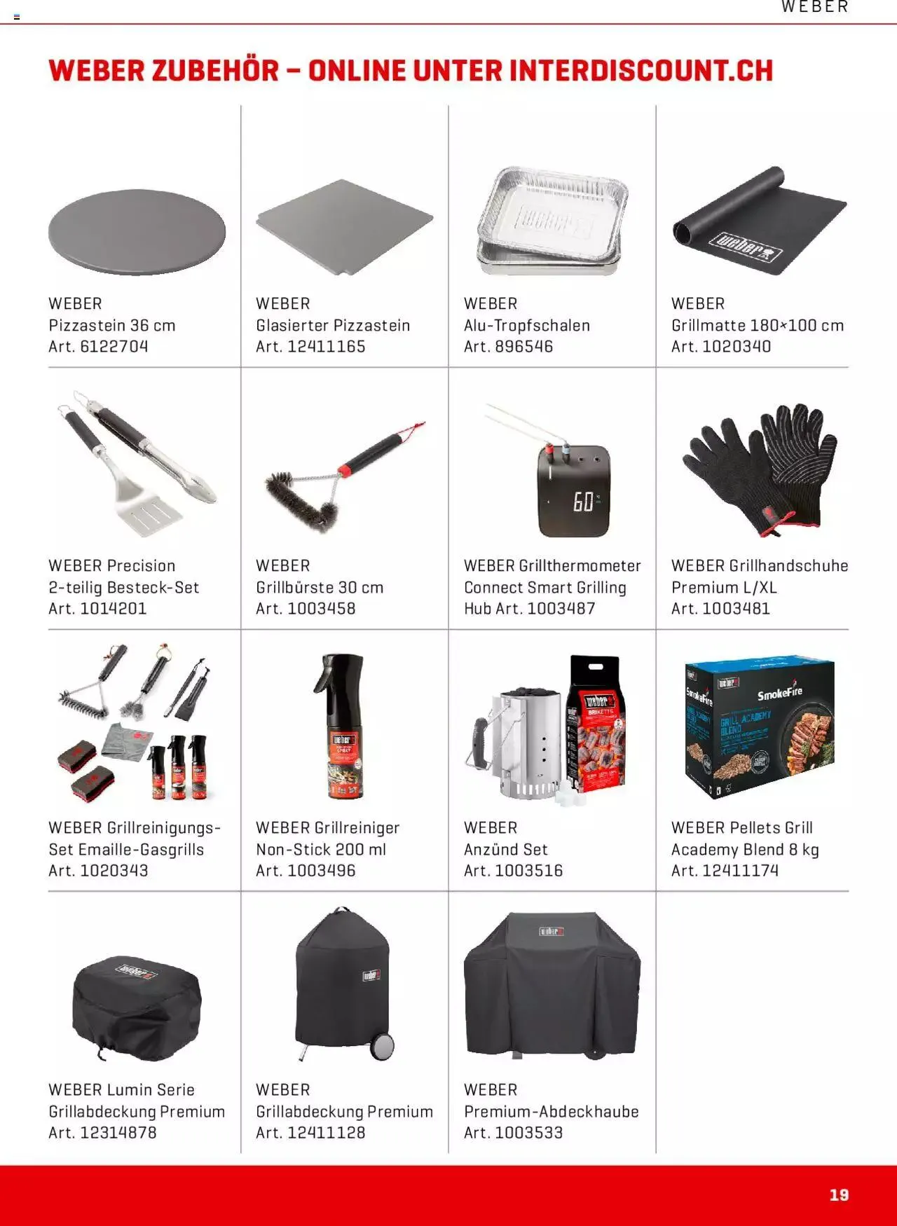 Interdiscount Grill Prospekt von 13. März bis 31. Dezember 2023 - Prospekt seite  19