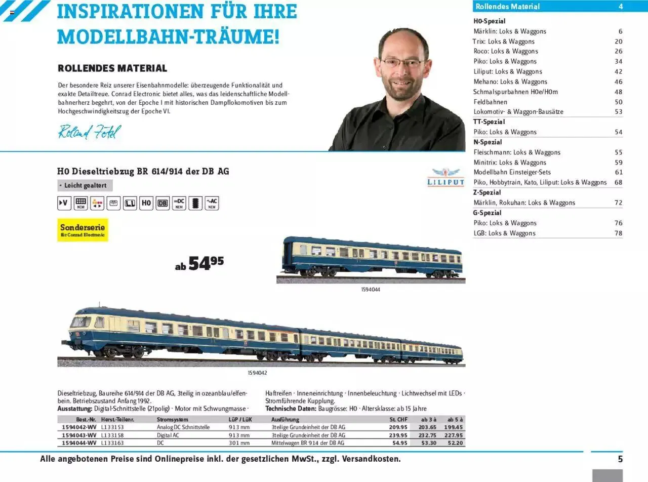 Conrad - Modellbahn 2021/22 von 1. Januar bis 31. Dezember 2023 - Prospekt seite 7