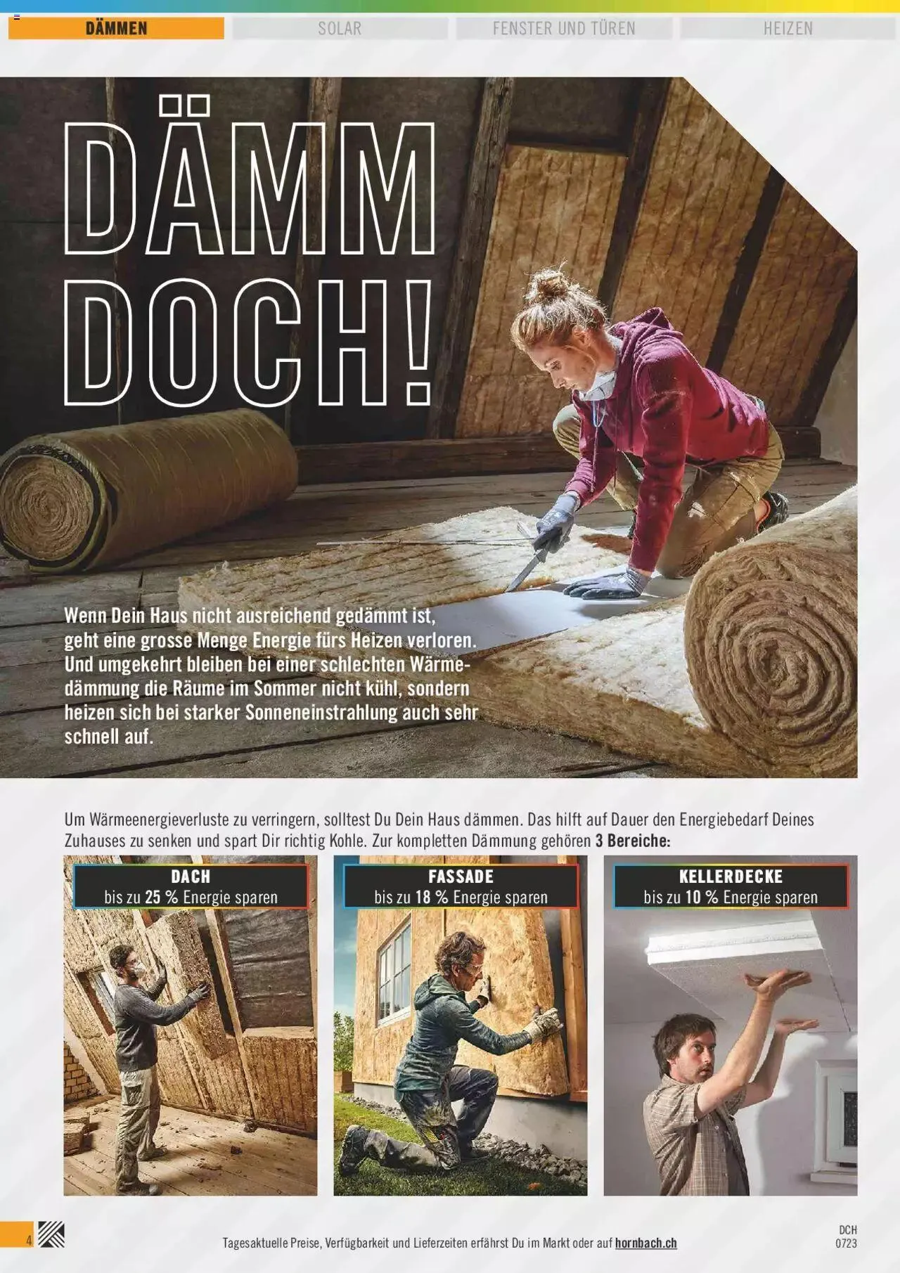 Hornbach Aktionen von 16. August bis 31. Dezember 2023 - Prospekt seite 4