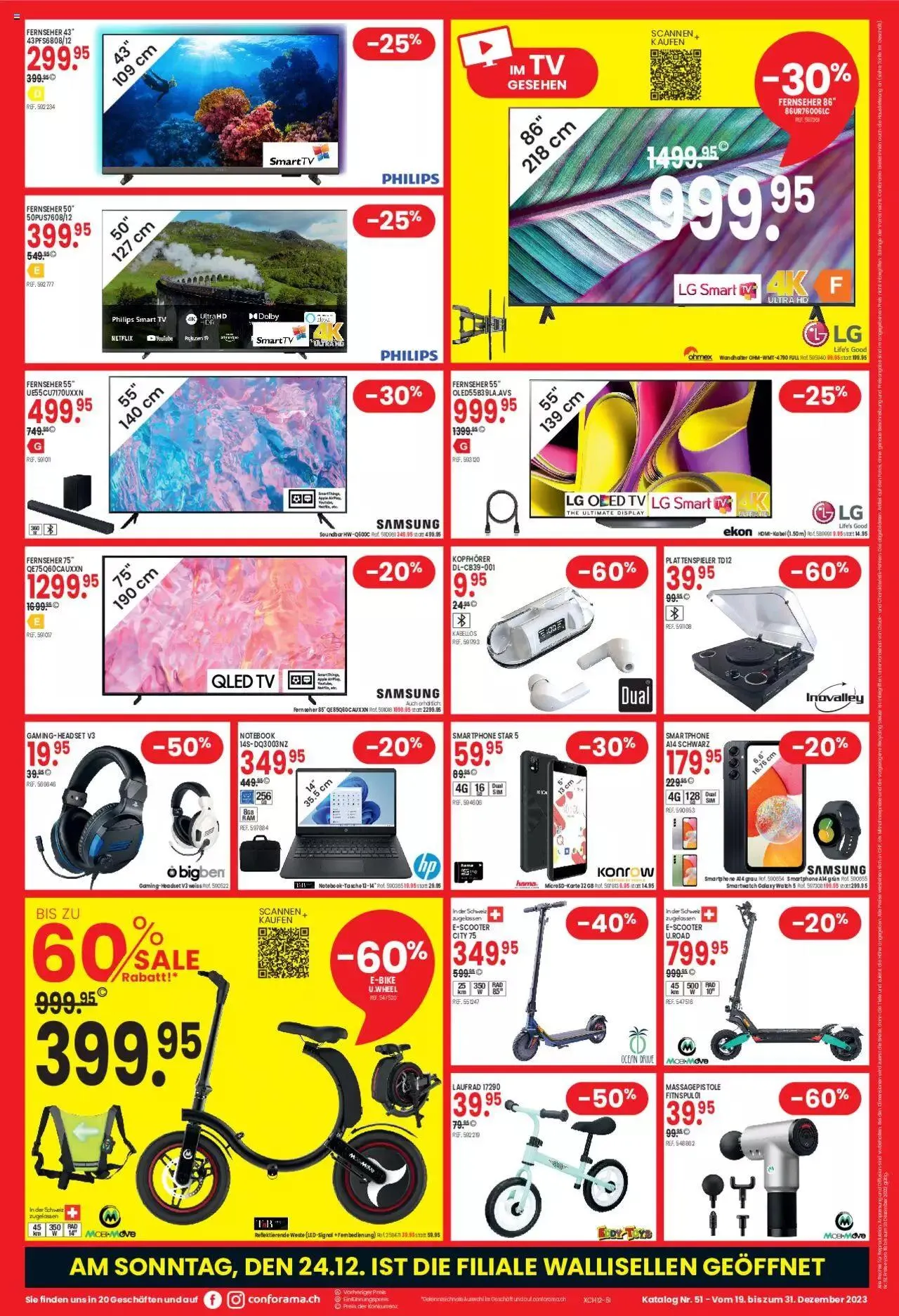 Conforama Aktionen Rabatt von 19. Dezember bis 31. Dezember 2023 - Prospekt seite  8