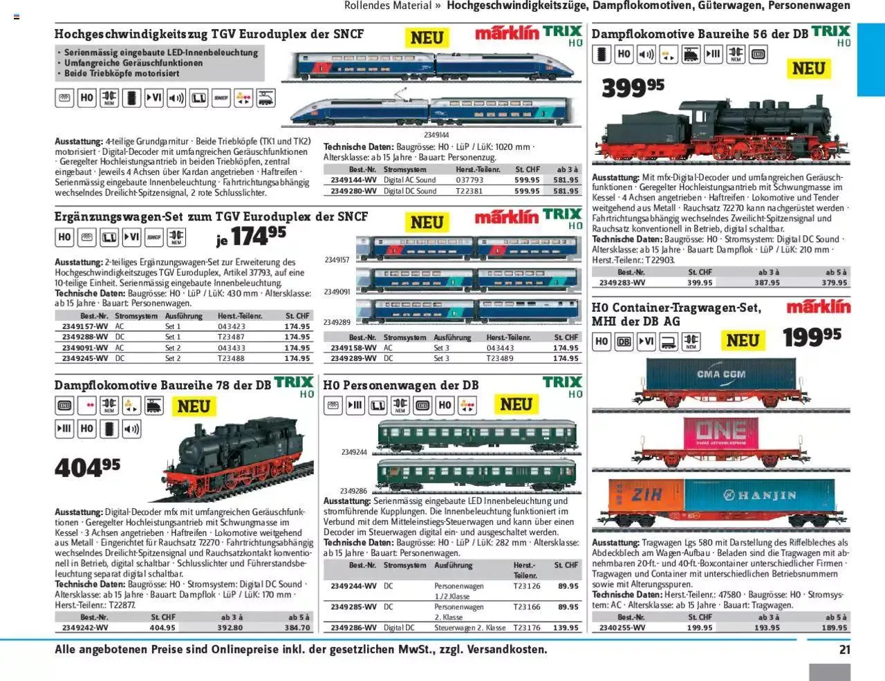 Conrad - Modellbahn 2021/22 von 1. Januar bis 31. Dezember 2023 - Prospekt seite  23