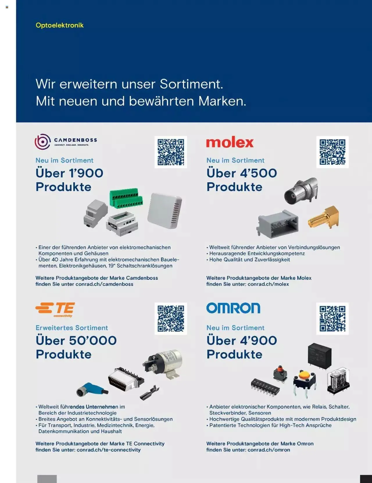 Conrad Innovation News von 24. Februar bis 31. Dezember 2023 - Prospekt seite 38
