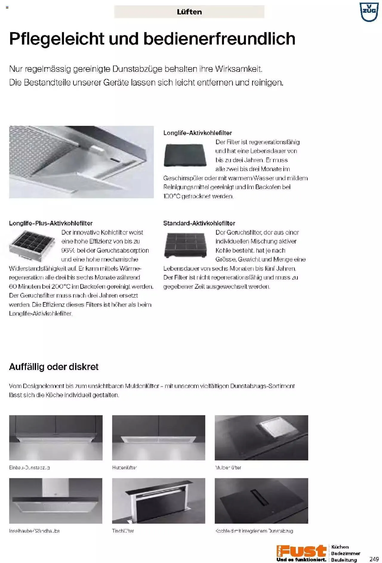 Fust Küchen- und Badezimmerprospekt von 4. März bis 31. Dezember 2024 - Prospekt seite 249