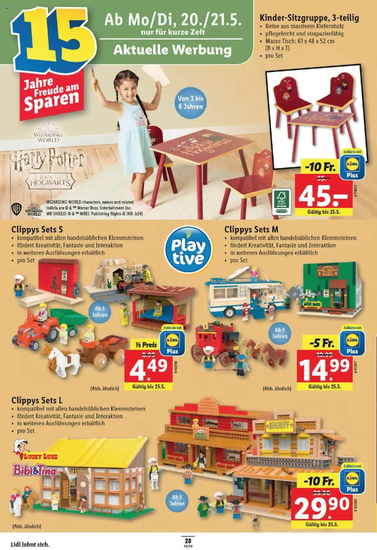Lidl Aktionen von 16. Mai bis 22. Mai 2024 - Prospekt seite  28