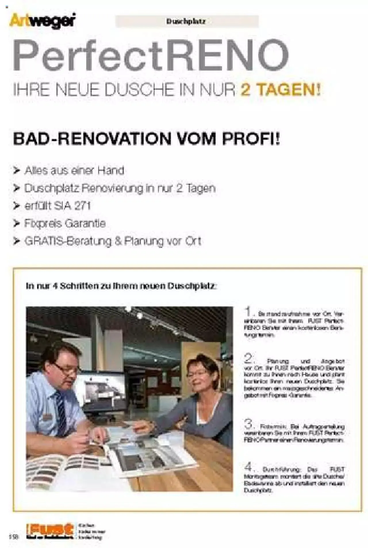 Fust Badezimmermagazin von 17. April bis 31. Dezember 2023 - Prospekt seite  158