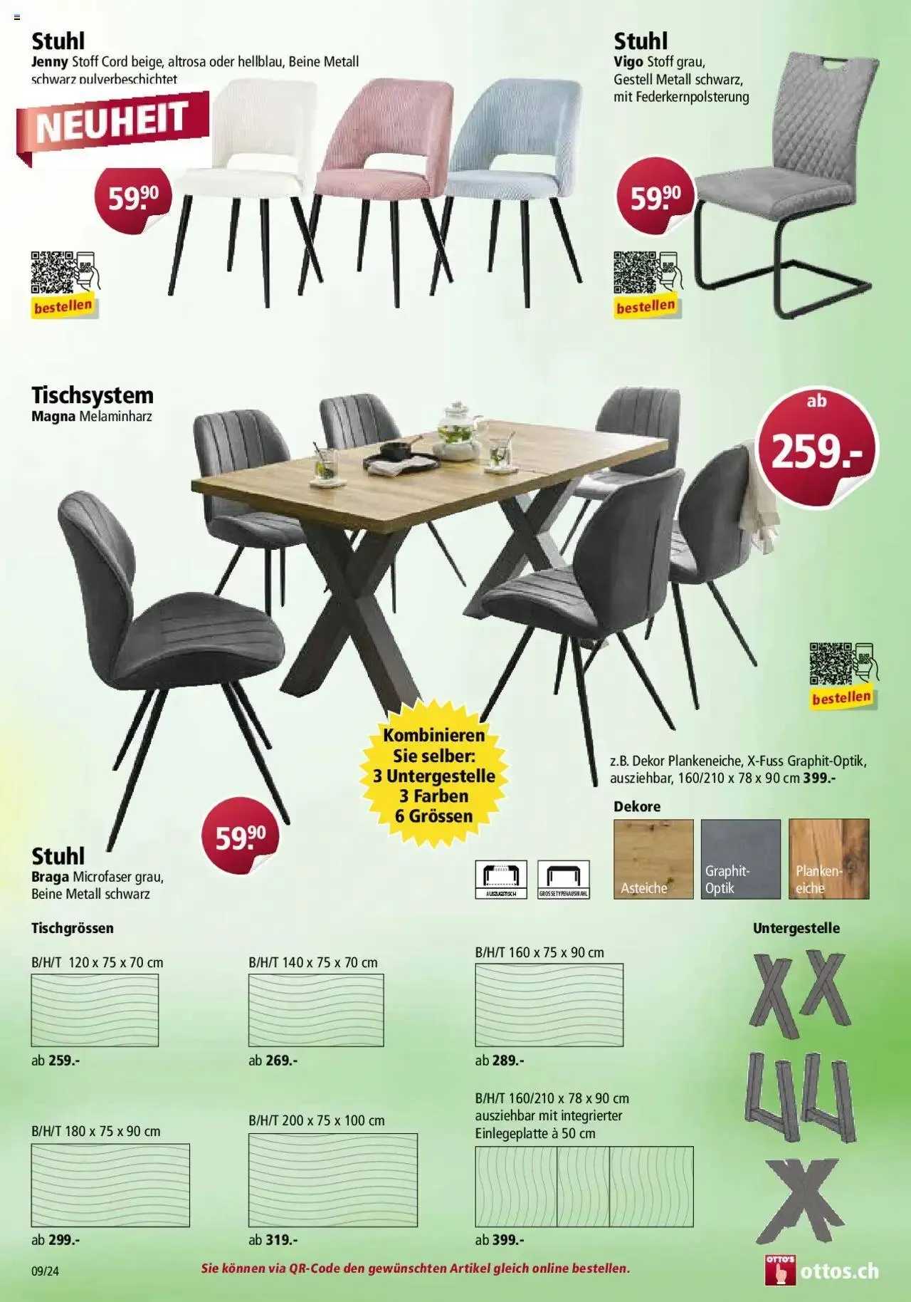 Otto's Moebelflyer von 1. September bis 31. Oktober 2024 - Prospekt seite  15