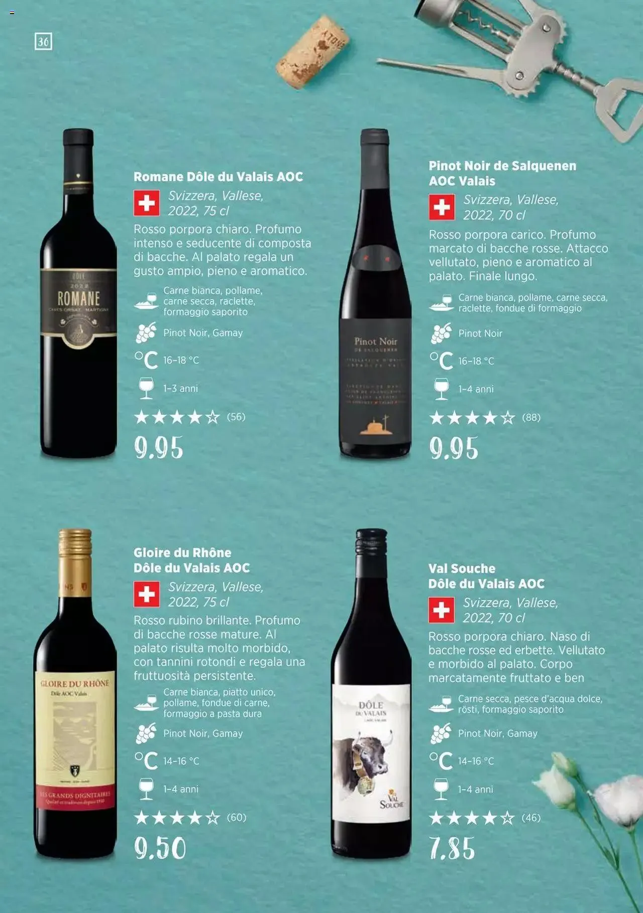 Denner Guida dei vini 2023 / 2024 IT von 11. September bis 31. Dezember 2023 - Prospekt seite  36