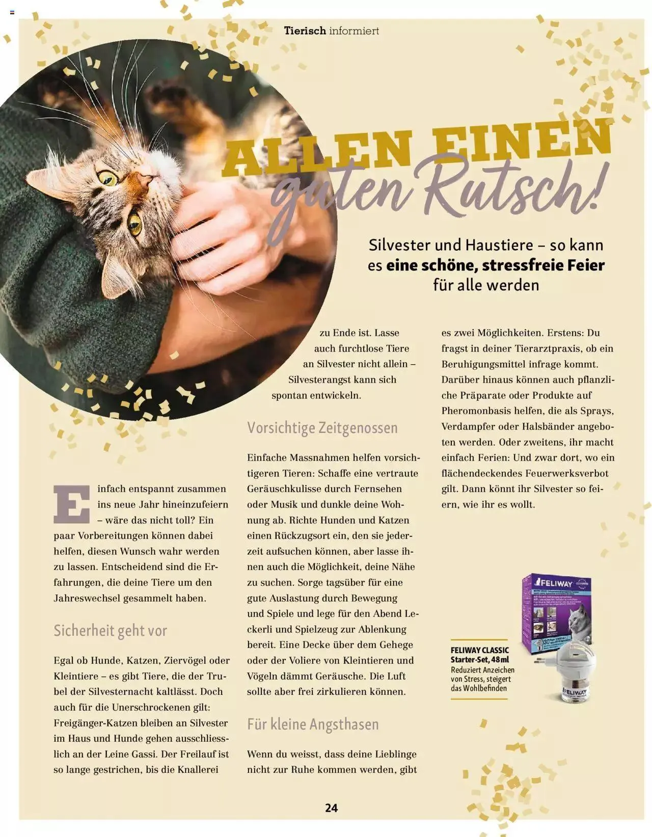 Fressnapf Magazin von 1. November bis 31. Dezember 2023 - Prospekt seite  24