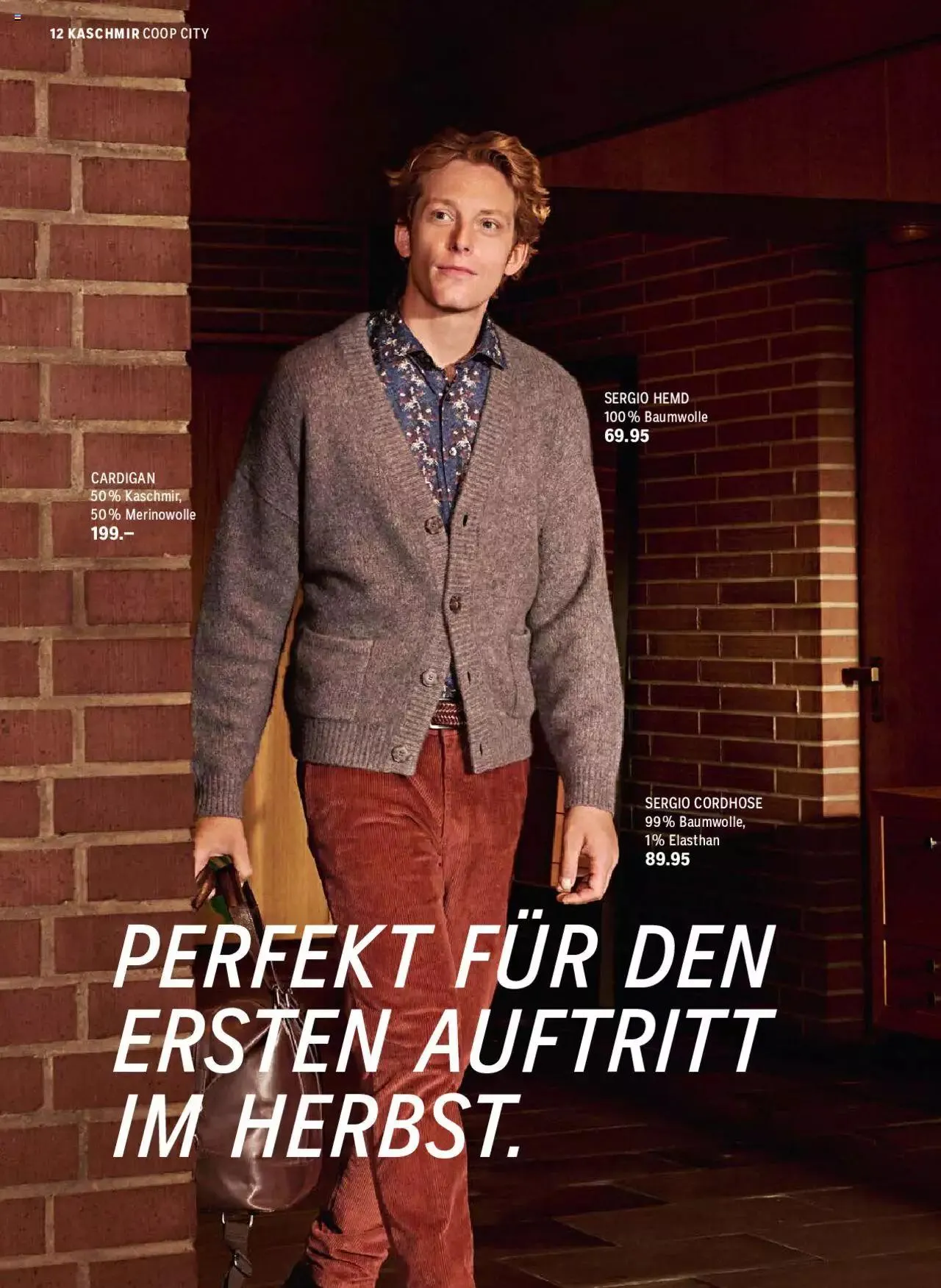 Coop City Aktionen Cashmere Collection von 5. September bis 31. Dezember 2023 - Prospekt seite  12