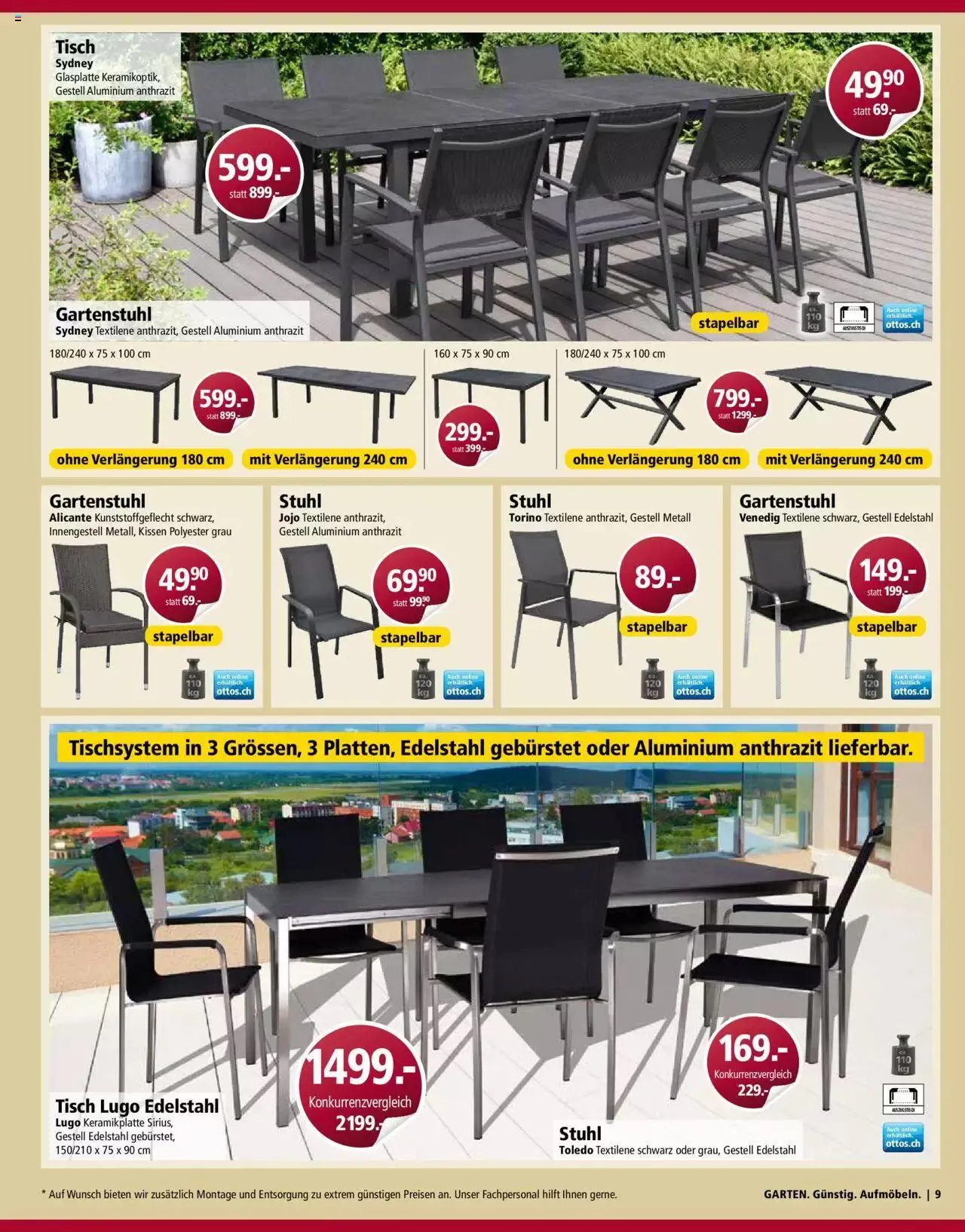 Otto's Gartenmöbel Spezial von 8. März bis 31. Dezember 2023 - Prospekt seite  9
