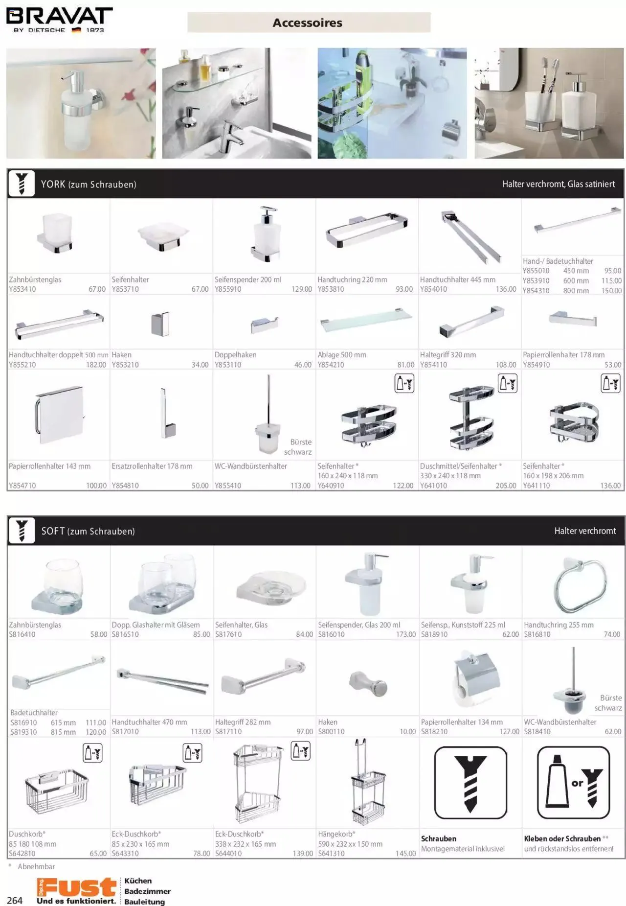 Fust Aktionen Badezimmermagazin von 17. April bis 31. Dezember 2024 - Prospekt seite  264