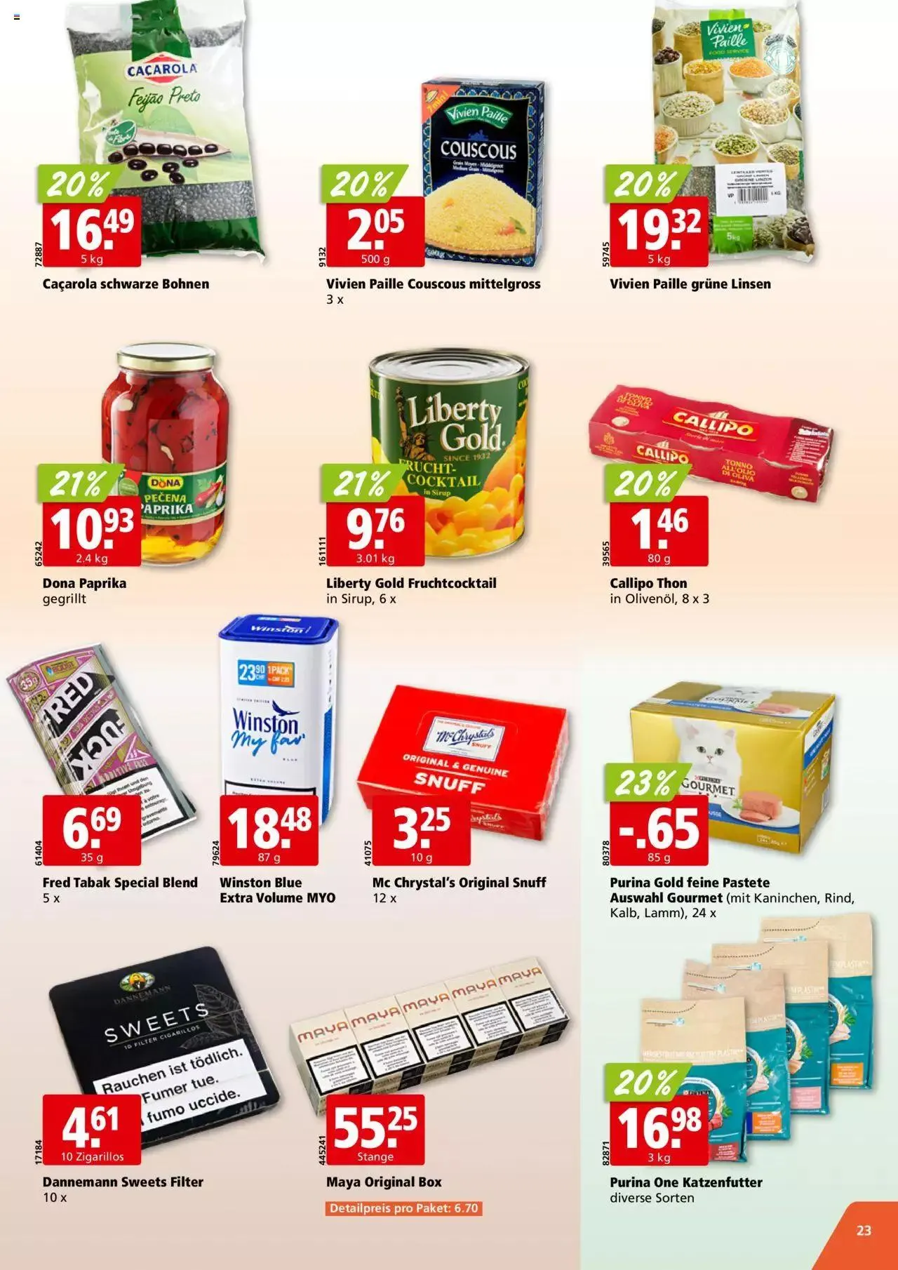 Aligro Aktionen von 4. Dezember bis 9. Dezember 2023 - Prospekt seite 23