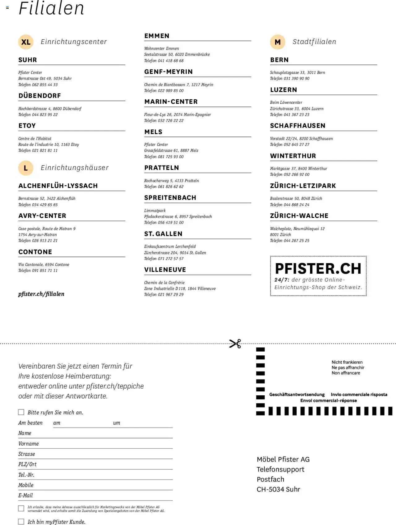 Pfister - Teppiche von 1. November bis 31. Dezember 2024 - Prospekt seite  20