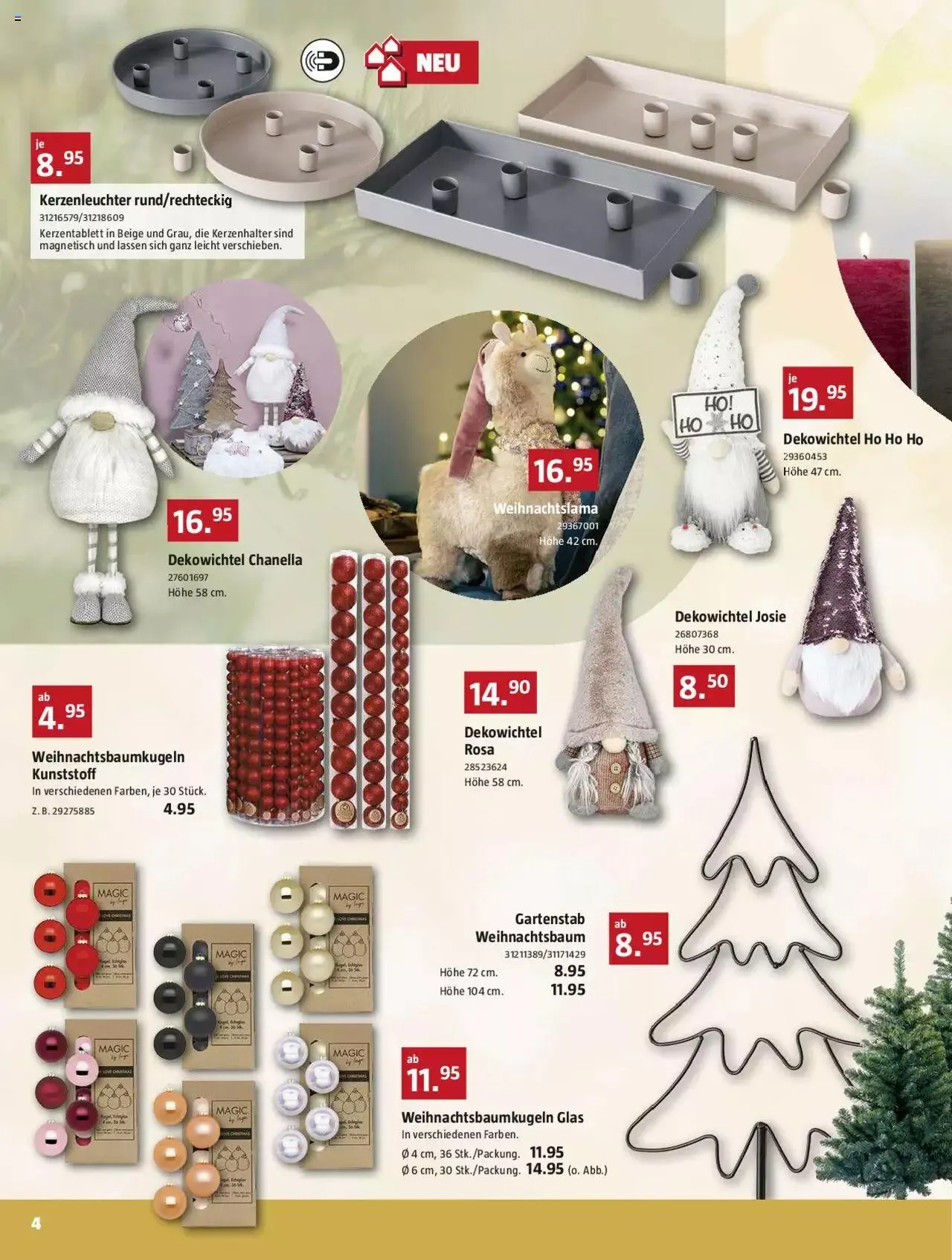 Bauhaus Aktionen von 30. Oktober bis 26. November 2023 - Prospekt seite 4