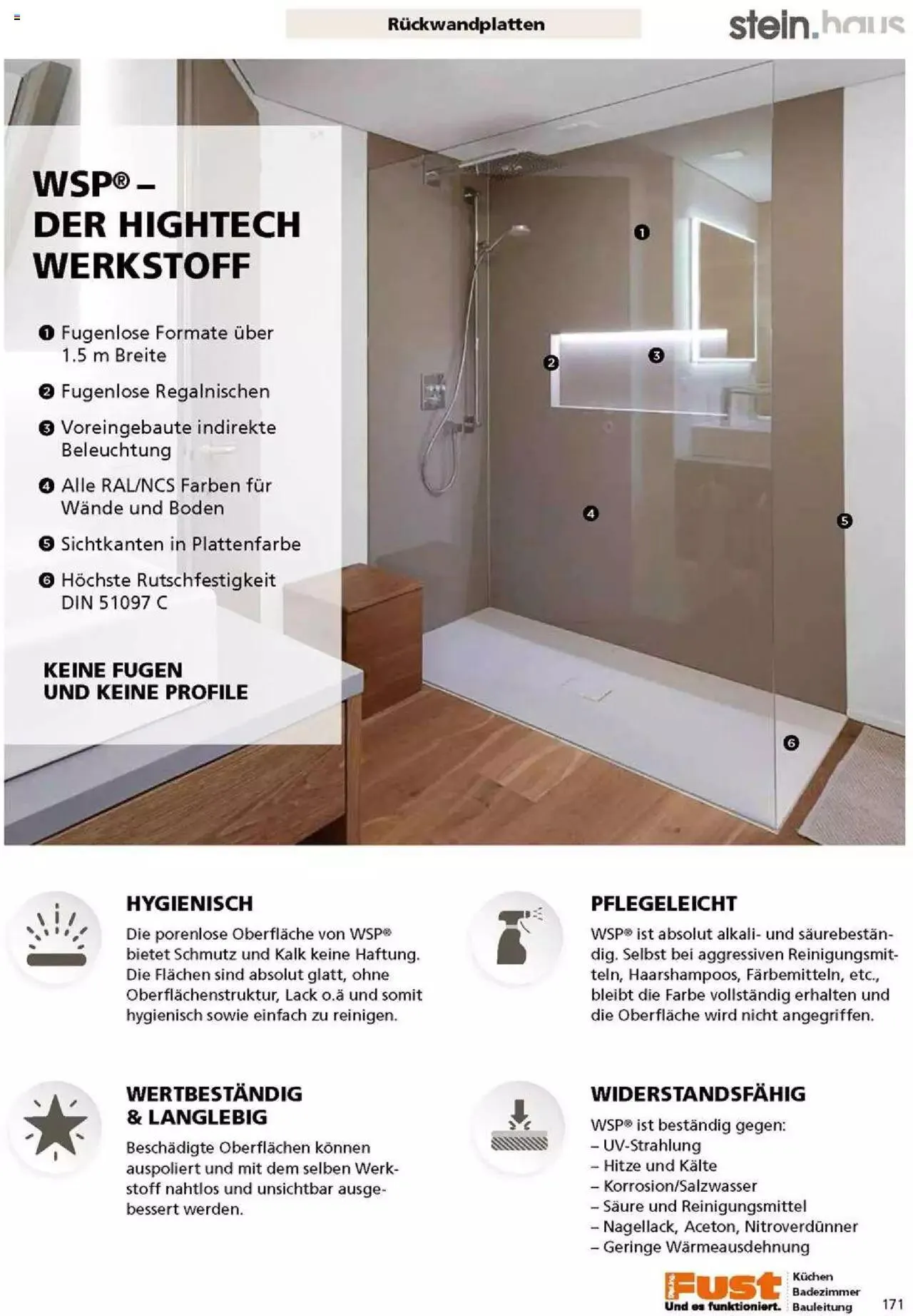 Fust Badezimmermagazin von 17. April bis 31. Dezember 2023 - Prospekt seite  171