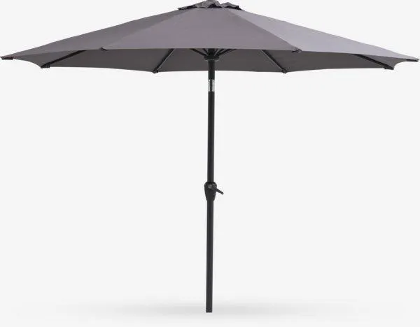 Ombrellone grande HALK Ø300 cm grigio scuro