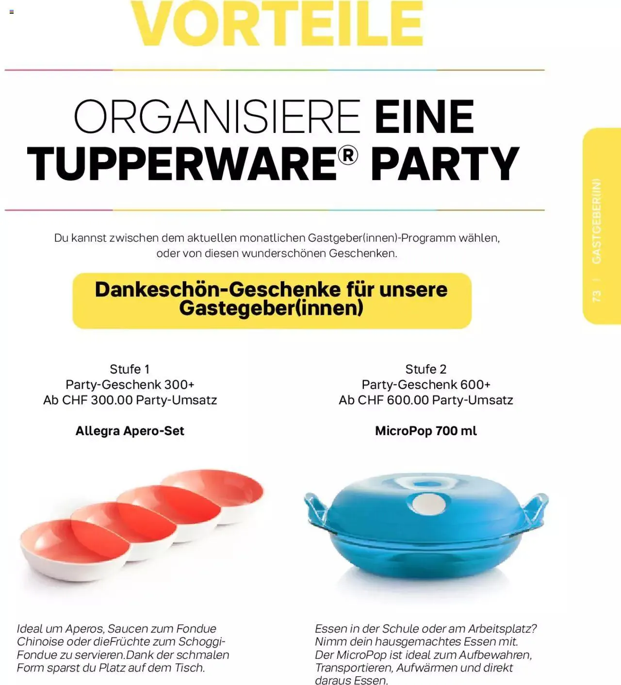 Tupperware Frühling & Sommer 2023 von 8. März bis 31. Dezember 2023 - Prospekt seite  73