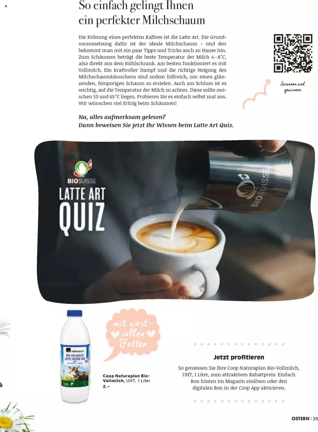 Coop Aktionen Ostern von 28. März bis 31. Dezember 2023 - Prospekt seite  35