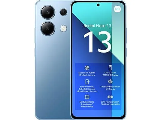 XIAOMI Redmi Note 13 4G - Smartphone (6.67 ", 128 GB, Ice Blue)