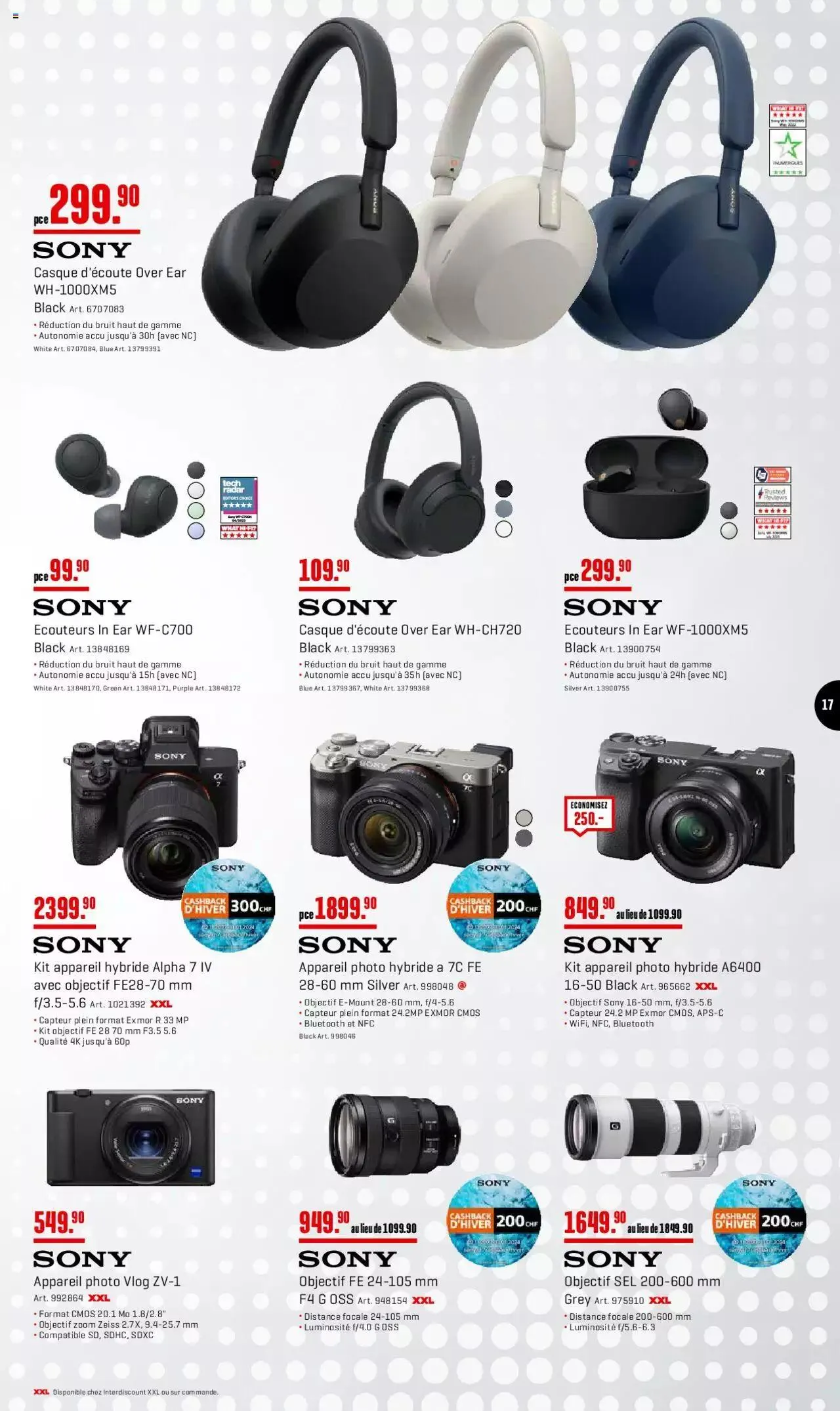 Interdiscount Aktionen FR von 4. Dezember bis 24. Dezember 2023 - Prospekt seite  17