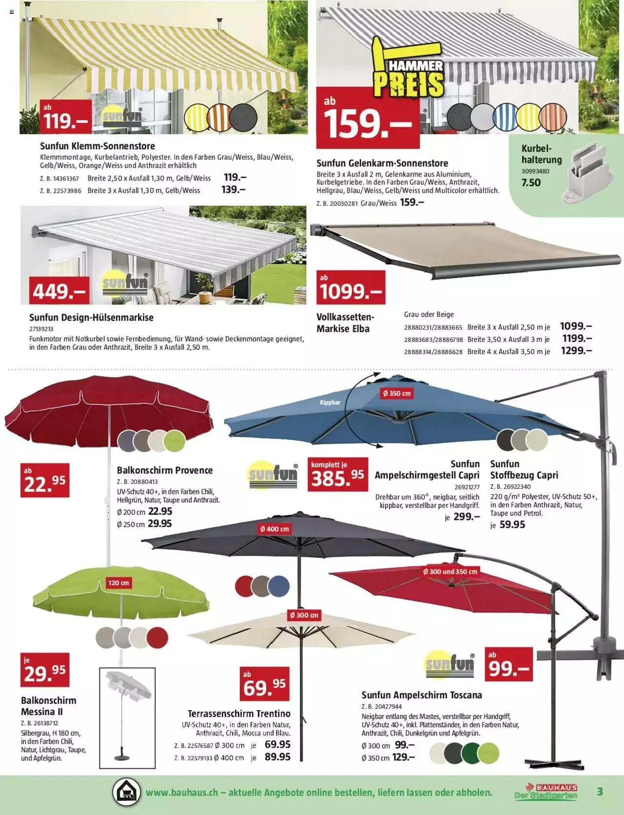 Bauhaus Aktionen von 27. Mai bis 30. Juni 2024 - Prospekt seite 3