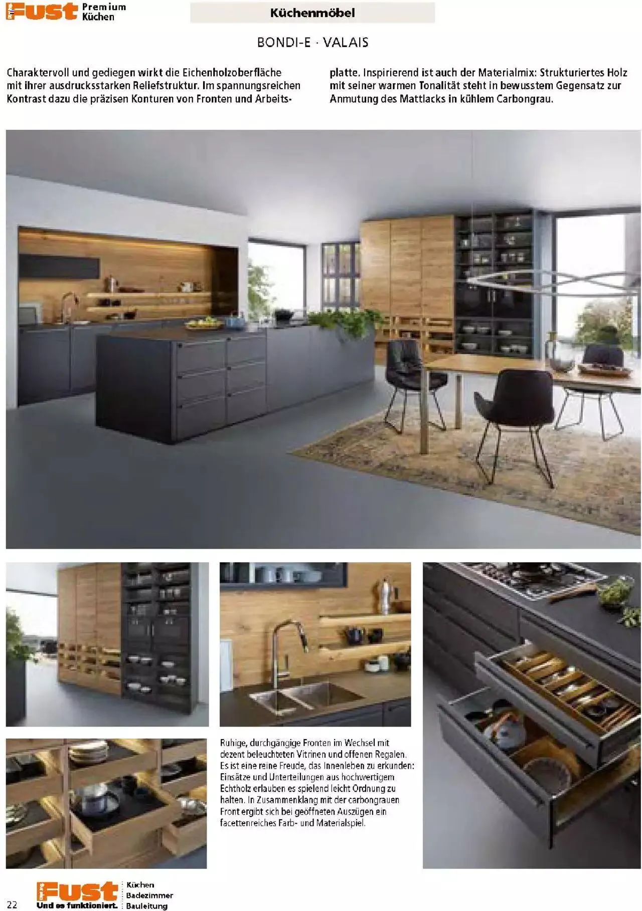 Fust Küchen- und Badezimmerprospekt von 4. März bis 31. Dezember 2024 - Prospekt seite  22