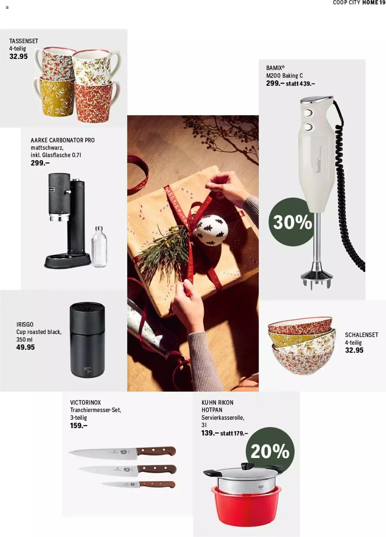 Coop City Aktionen Weihnachten von 28. November bis 17. Dezember 2023 - Prospekt seite 19