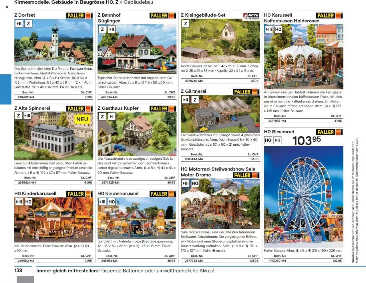Conrad Modellbahn Katalog 2023/24 von 5. September bis 31. Dezember 2023 - Prospekt seite  140