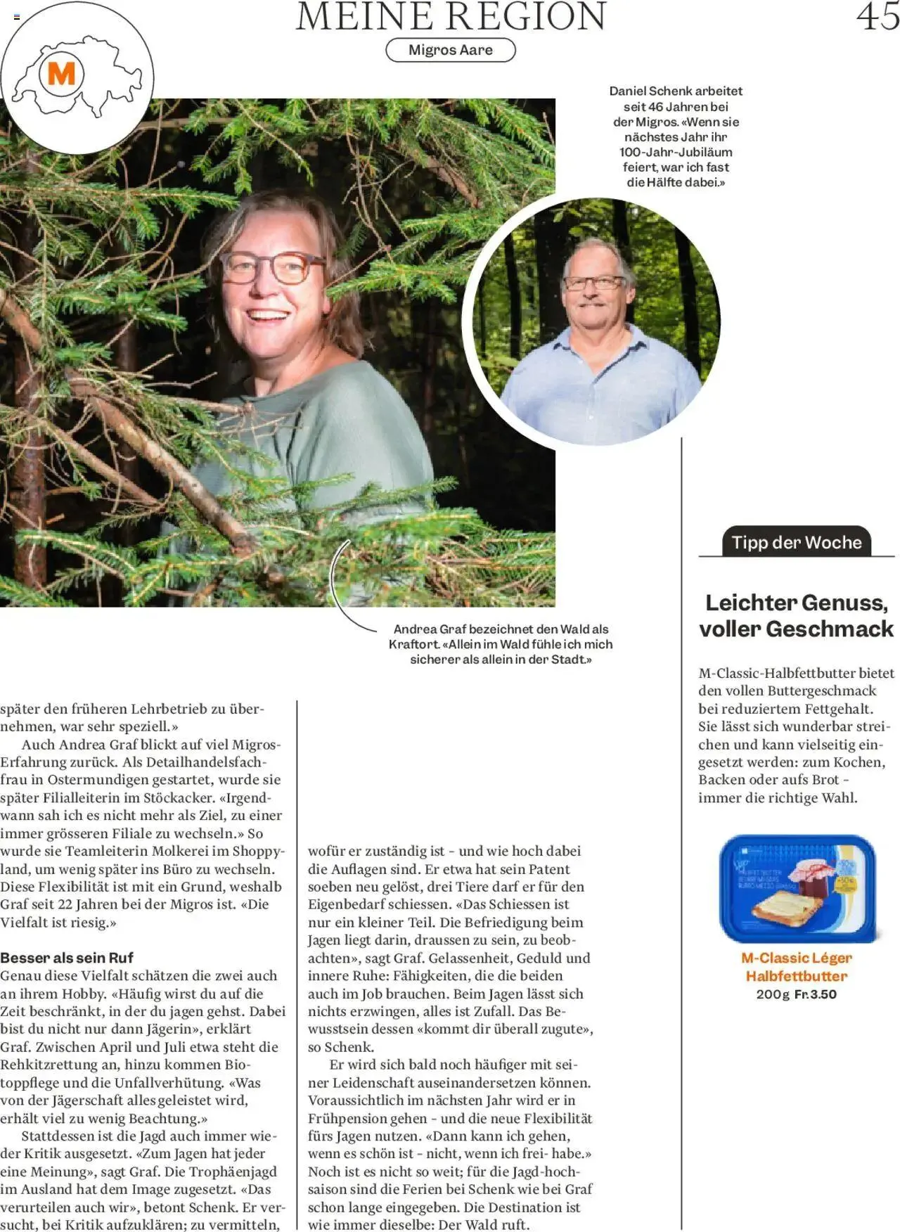 Migros - Magazin von 23. September bis 29. September 2024 - Prospekt seite  45