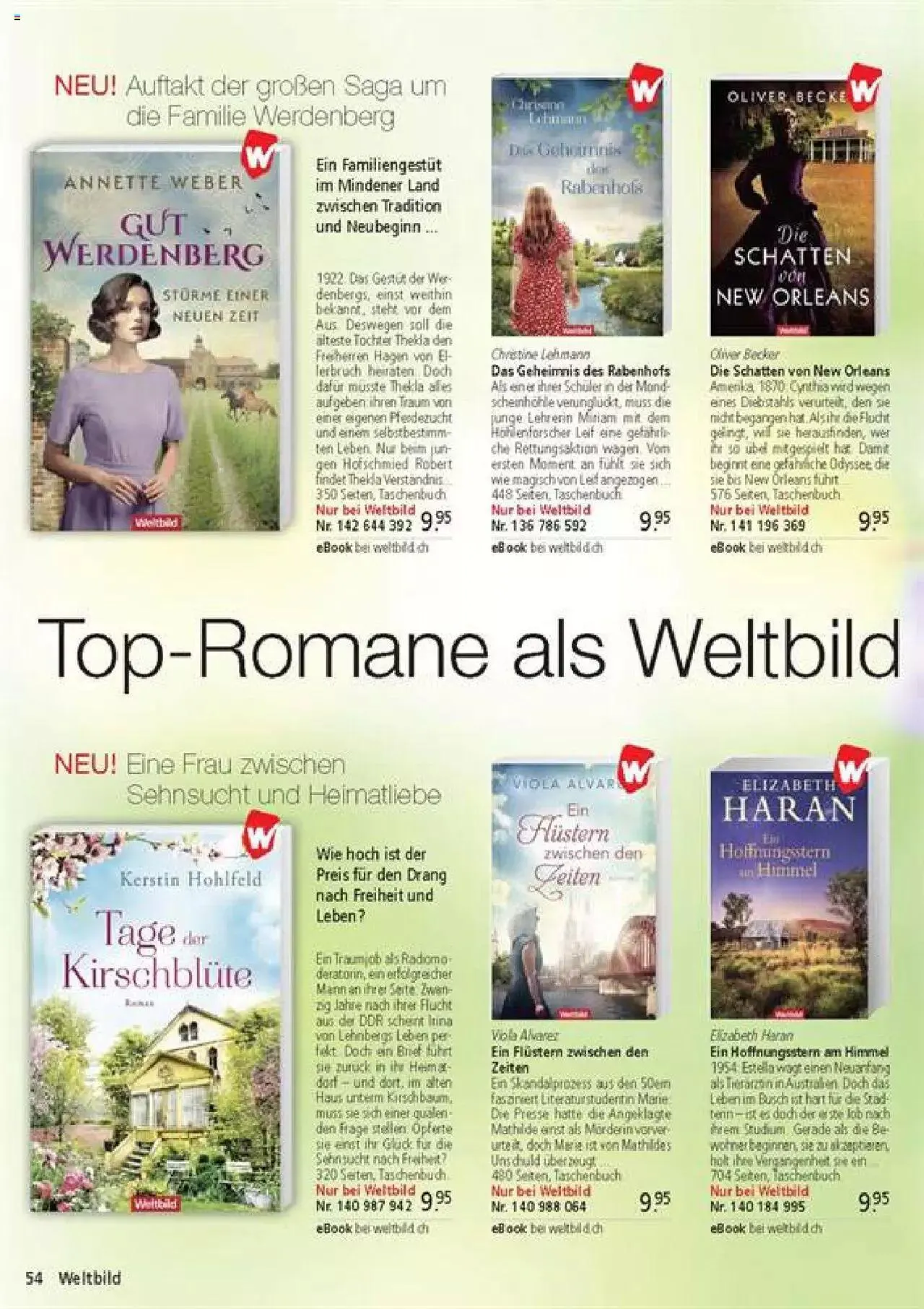 Weltbild - Aktueller Prospekt von 27. Januar bis 31. Dezember 2023 - Prospekt seite  54