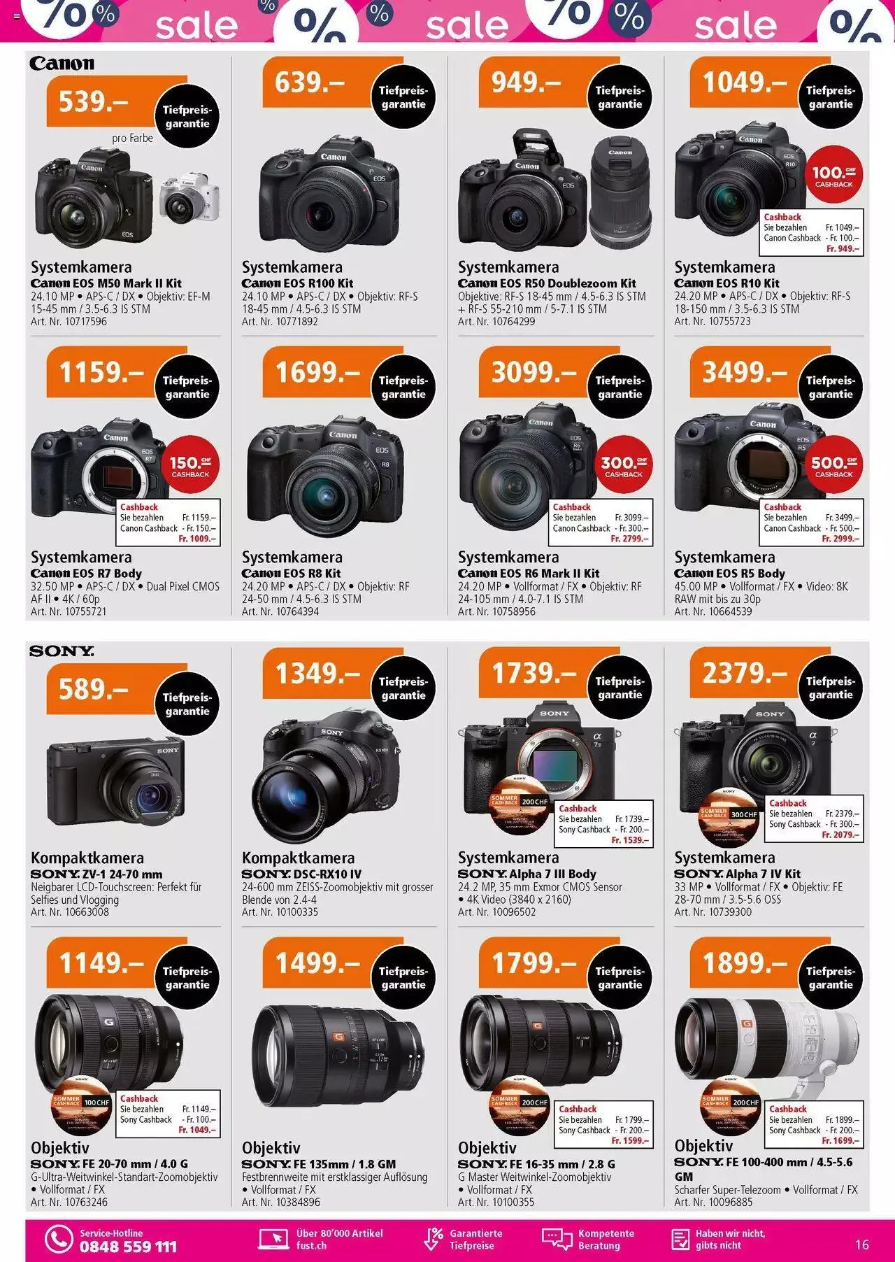 Fust Multimedia Post von 4. Juli bis 23. Juli 2023 - Prospekt seite 16