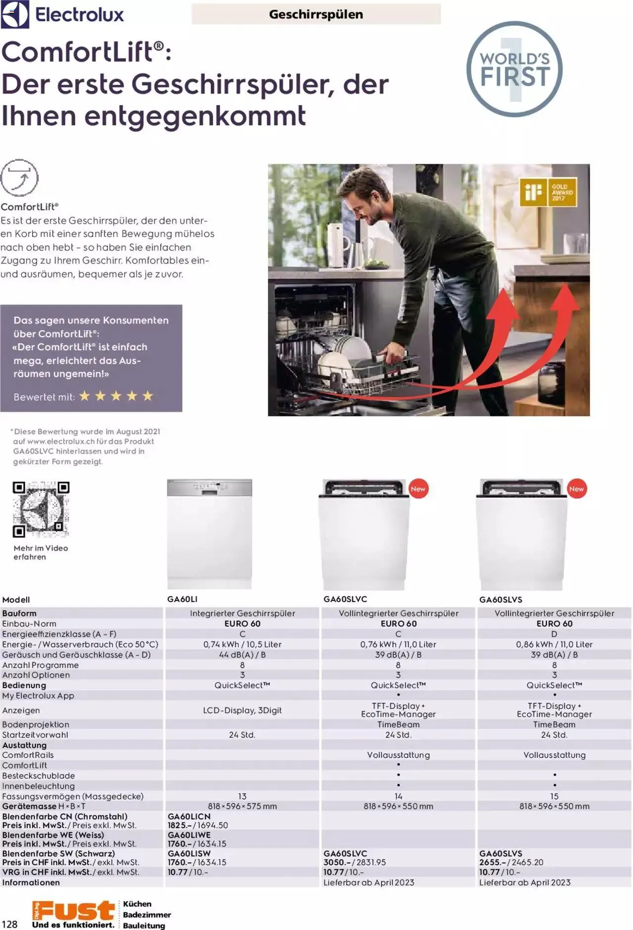 Fust - Küchenmagazin - Riesenauswahl von 22. Februar bis 31. Dezember 2023 - Prospekt seite  128