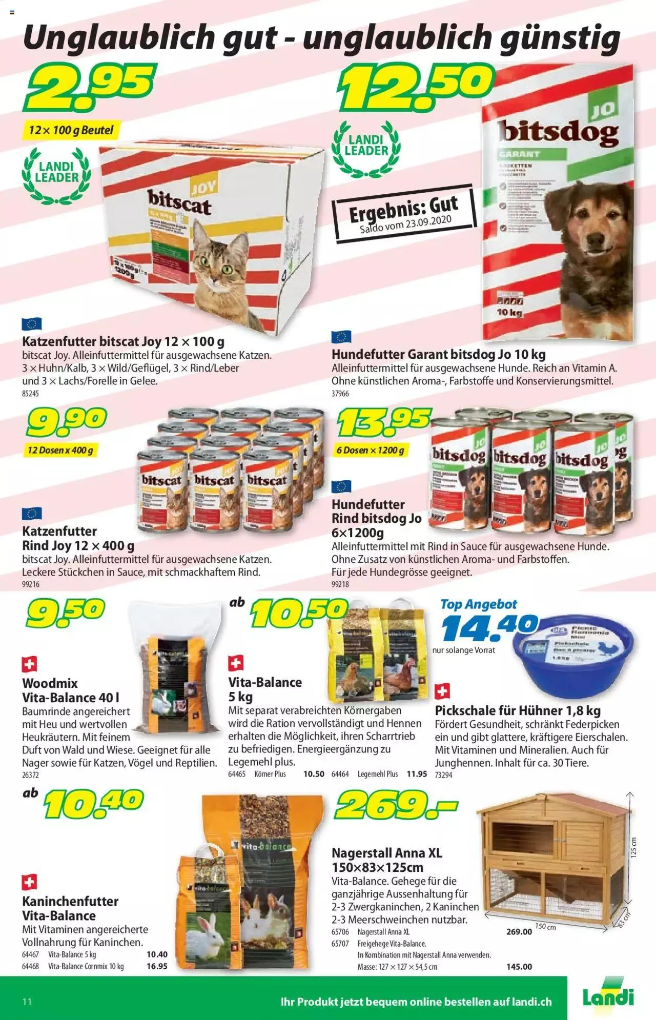 Landi Aktionen von 6. März bis 31. Dezember 2023 - Prospekt seite 11