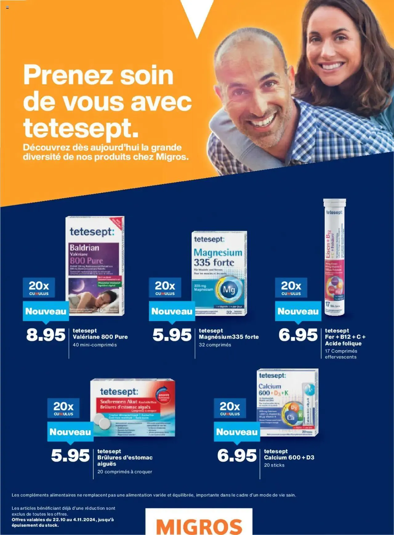 Migros Magazin FR von 21. Oktober bis 27. Oktober 2024 - Prospekt seite 22