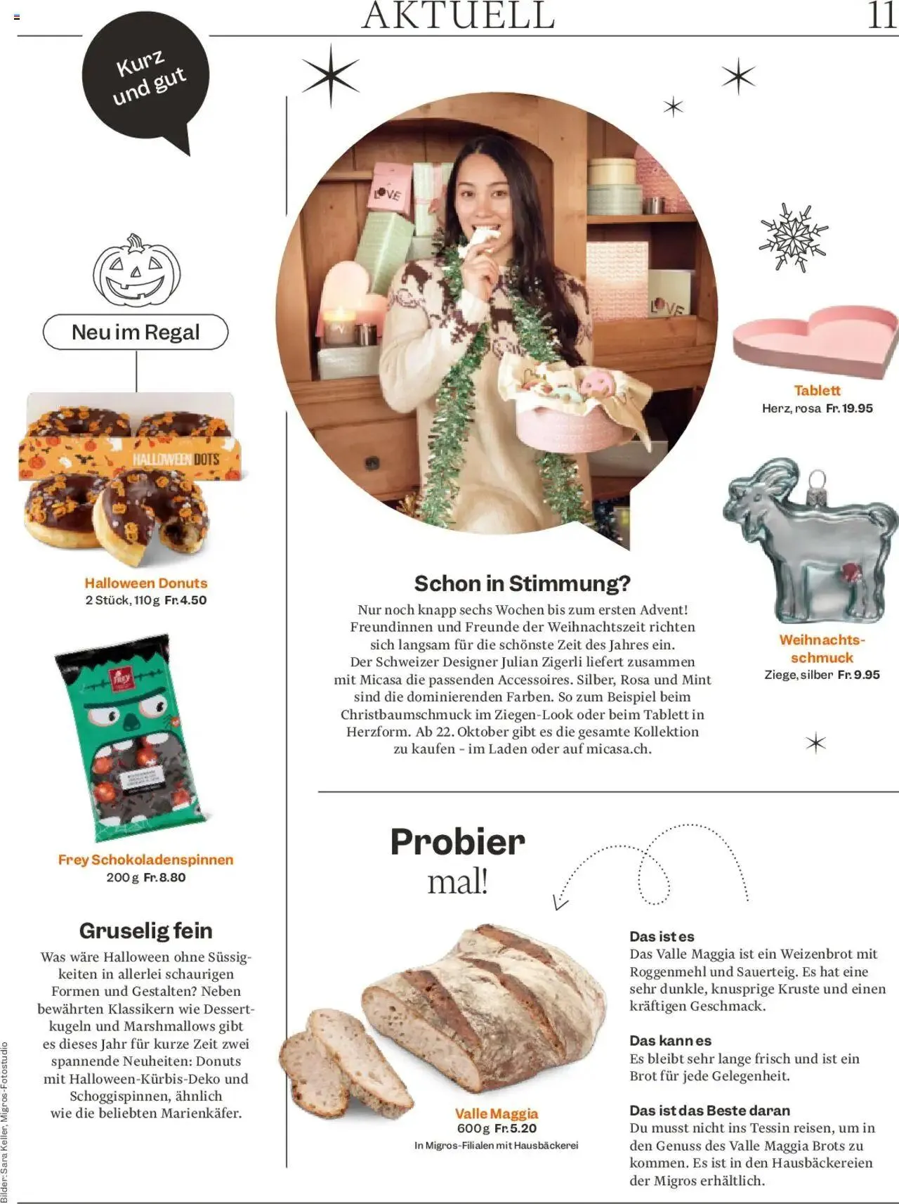 Migros - Magazin von 21. Oktober bis 27. Oktober 2024 - Prospekt seite 11