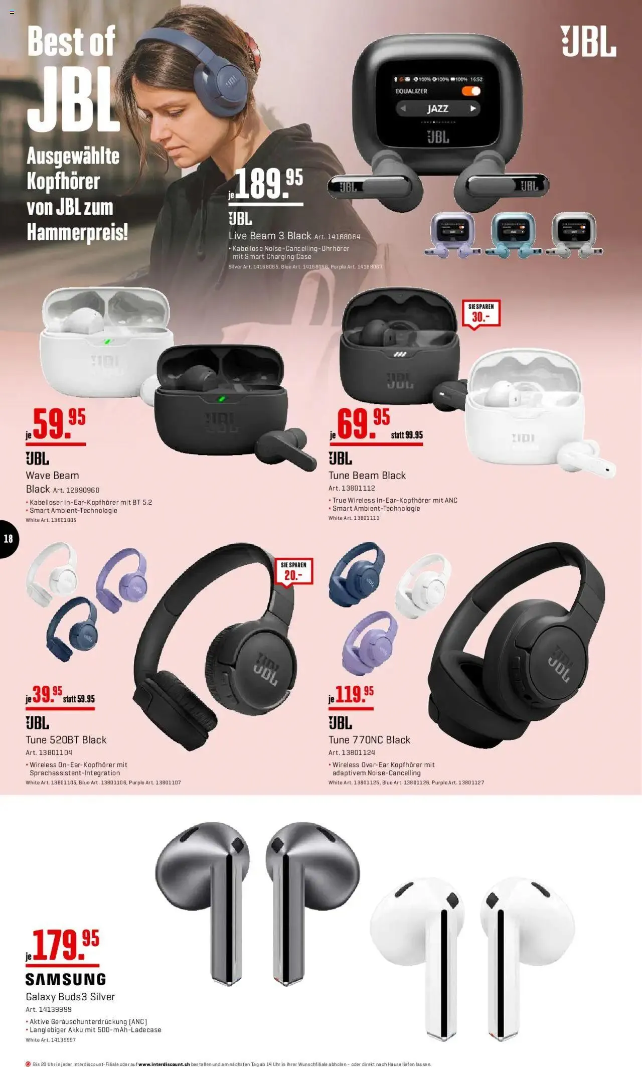 Interdiscount Mobile Prospekt von 9. September bis 22. September 2024 - Prospekt seite  18