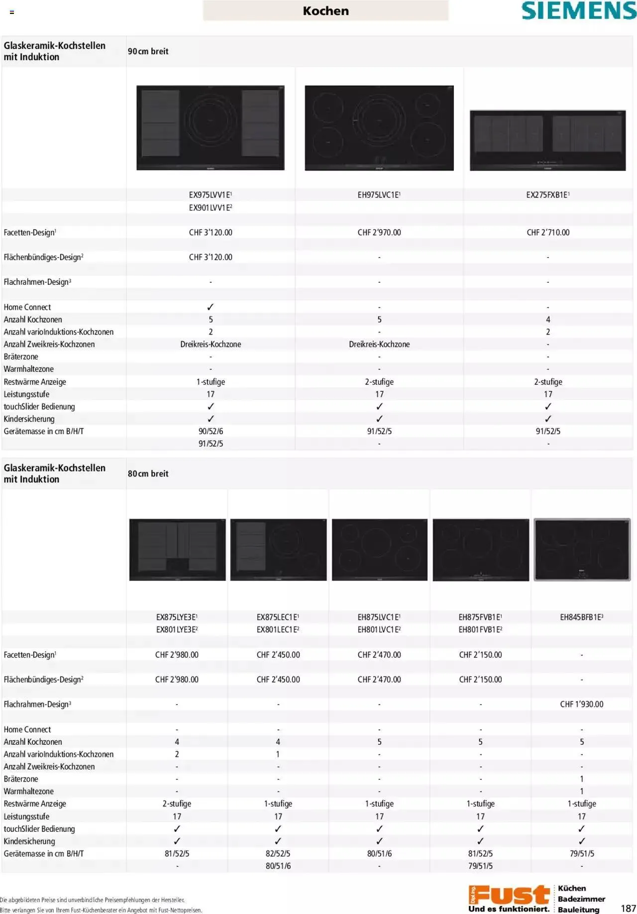 Fust - Küchenmagazin - Riesenauswahl von 22. Februar bis 31. Dezember 2023 - Prospekt seite 187