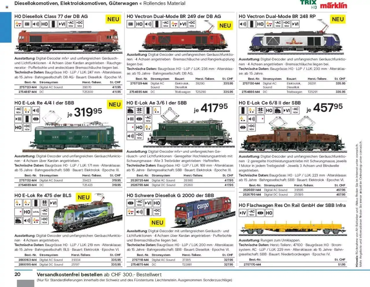 Conrad Modellbahn Katalog 2023/24 von 5. September bis 31. Dezember 2024 - Prospekt seite  22