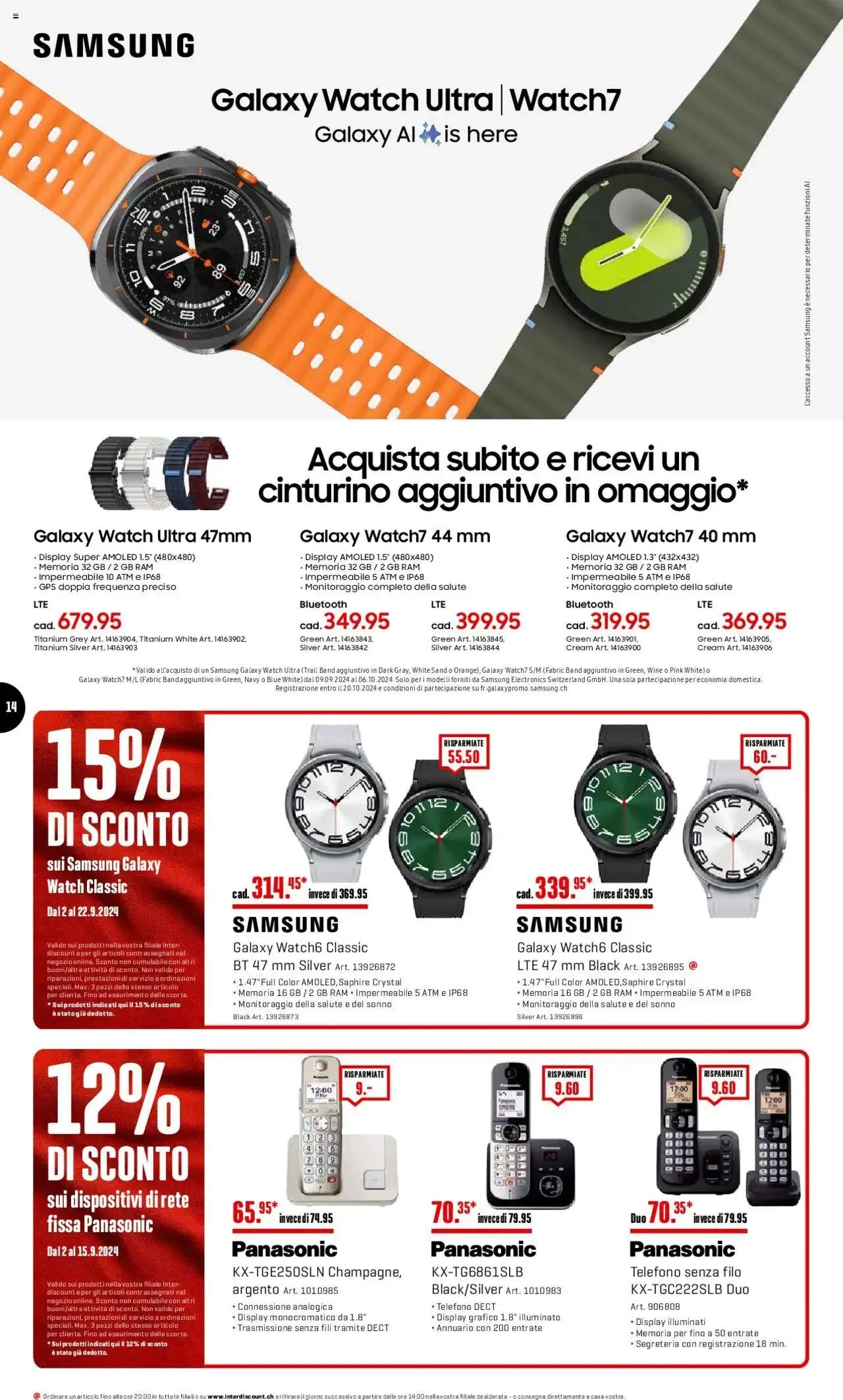 Interdiscount Prospetto - Mobile von 9. September bis 22. September 2024 - Prospekt seite  14