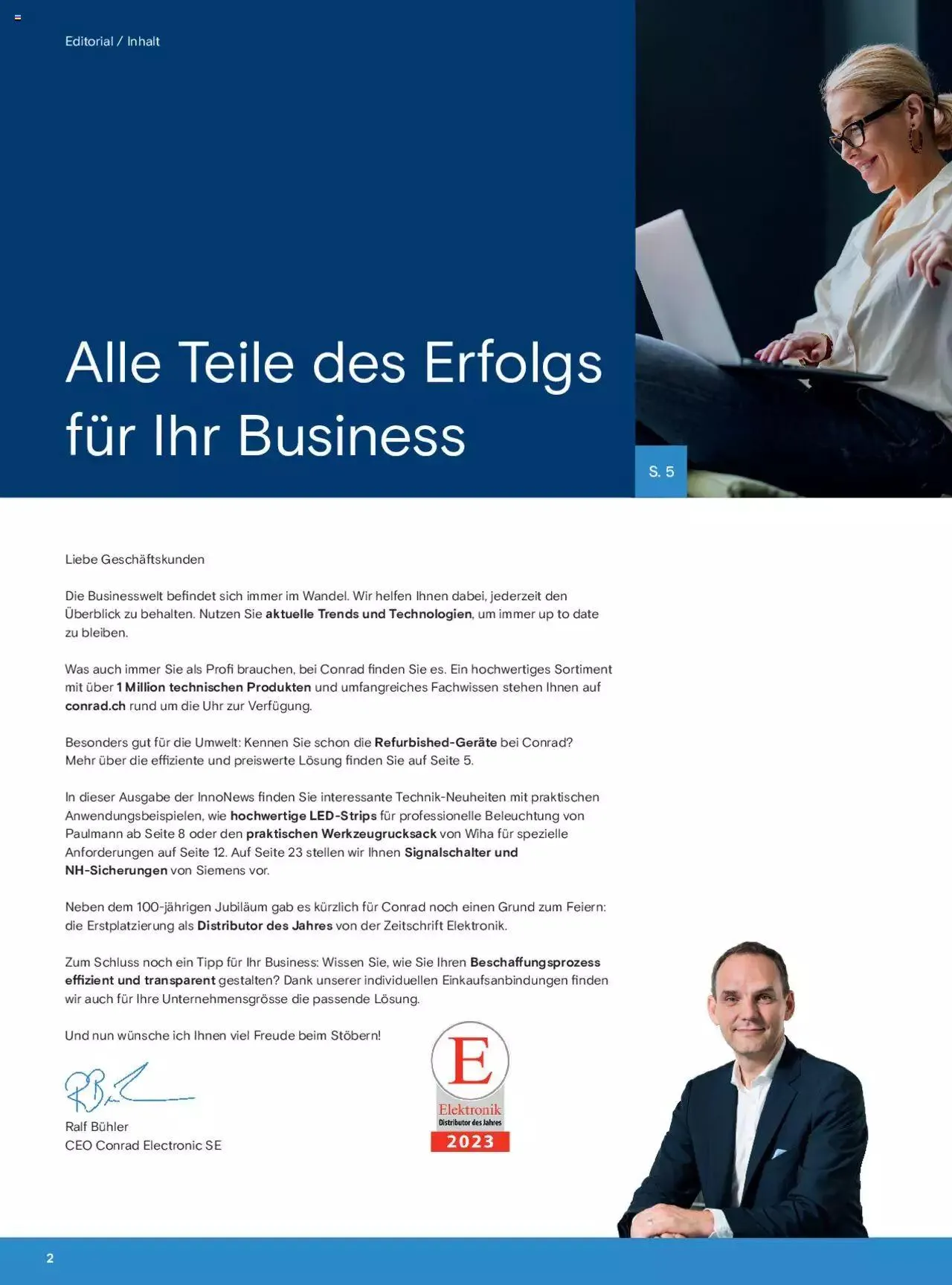 Conrad Aktionen von 16. Oktober bis 31. Dezember 2023 - Prospekt seite 2