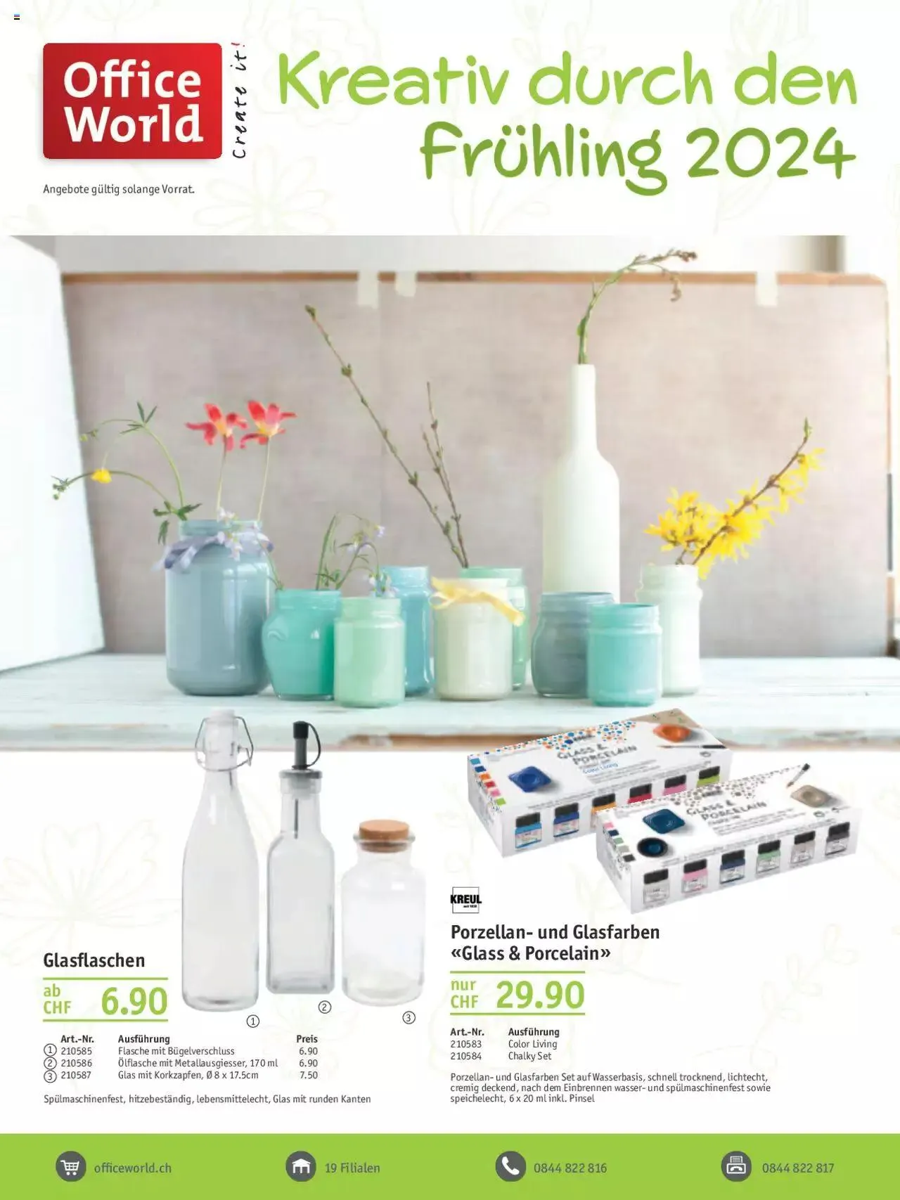 Office World Aktionen Fruhling von 28. März bis 31. Dezember 2024 - Prospekt seite  1