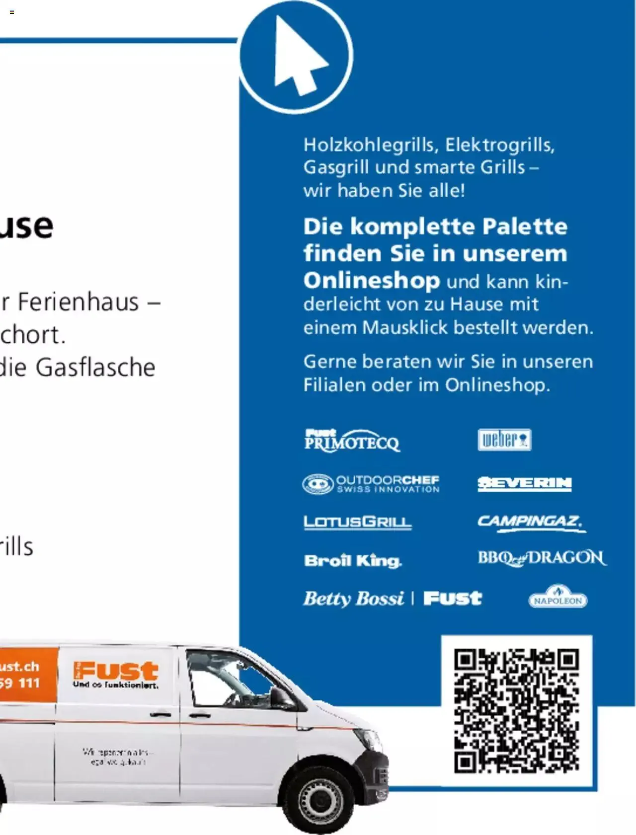 Fust Grill Zeit von 4. April bis 31. Dezember 2023 - Prospekt seite  40