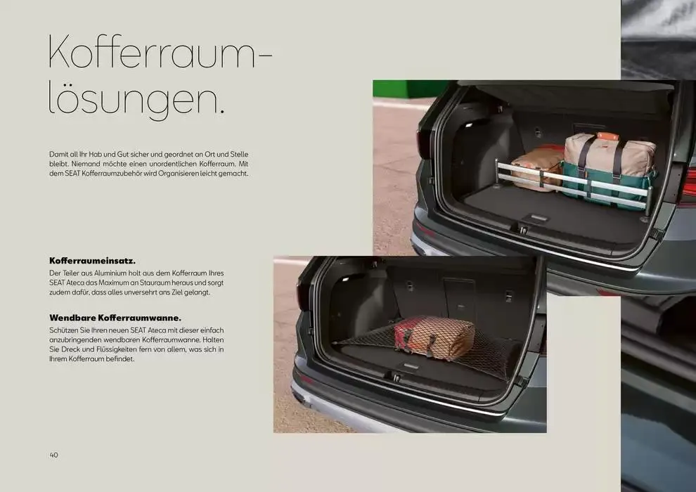 SEAT Ateca von 28. Oktober bis 11. November 2024 - Prospekt seite 40