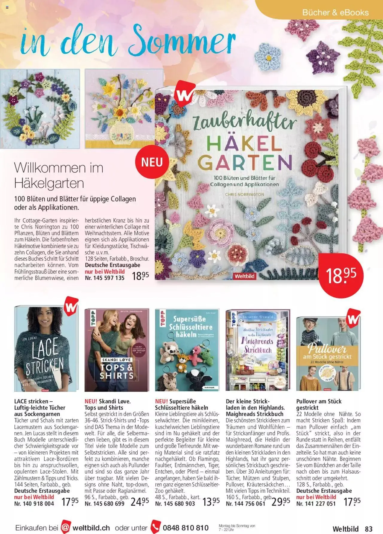 Weltbild Aktionen von 1. Juli bis 31. Juli 2023 - Prospekt seite  83