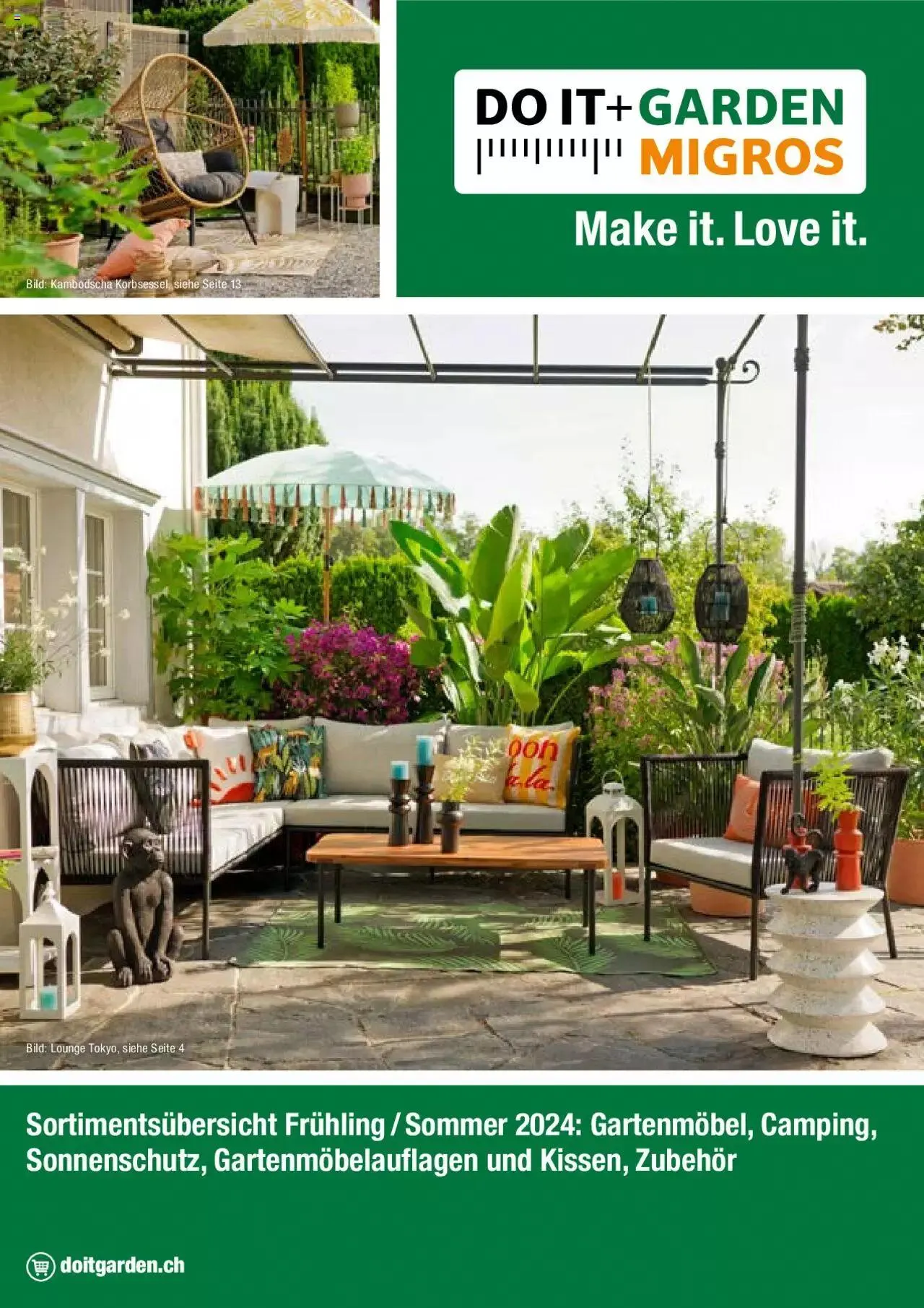 DO IT+GARDEN MIGROS Aktionen Gartenmöbel von 26. Februar bis 2. März 2024 - Prospekt seite  