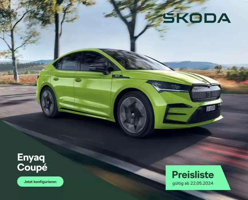 Preisliste Enyaq Coupé RS von 24. Oktober bis 7. November 2024 - Prospekt seite  1